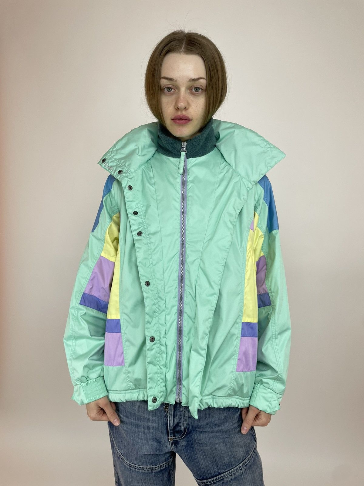 Vintage DEGRE7 vintage SKI Womens jacket Multicolour size M Size M / US 6-8 / IT 42-44 - 10 Thumbnail