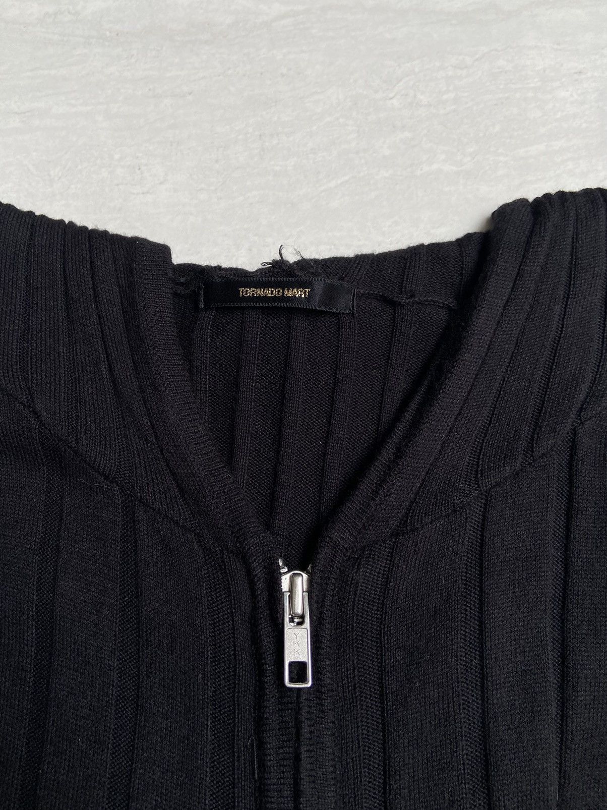 Tornado Mart TORNADO MART Black Knit Jacket Size US XS / EU 42 / 0 - 12 Thumbnail