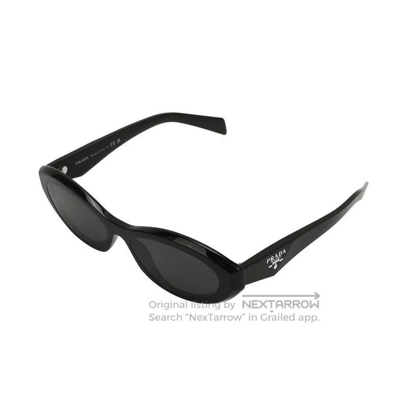 Prada Prada Black Full Frame Logo Sunglasses. Size ONE SIZE - 1 Thumbnail