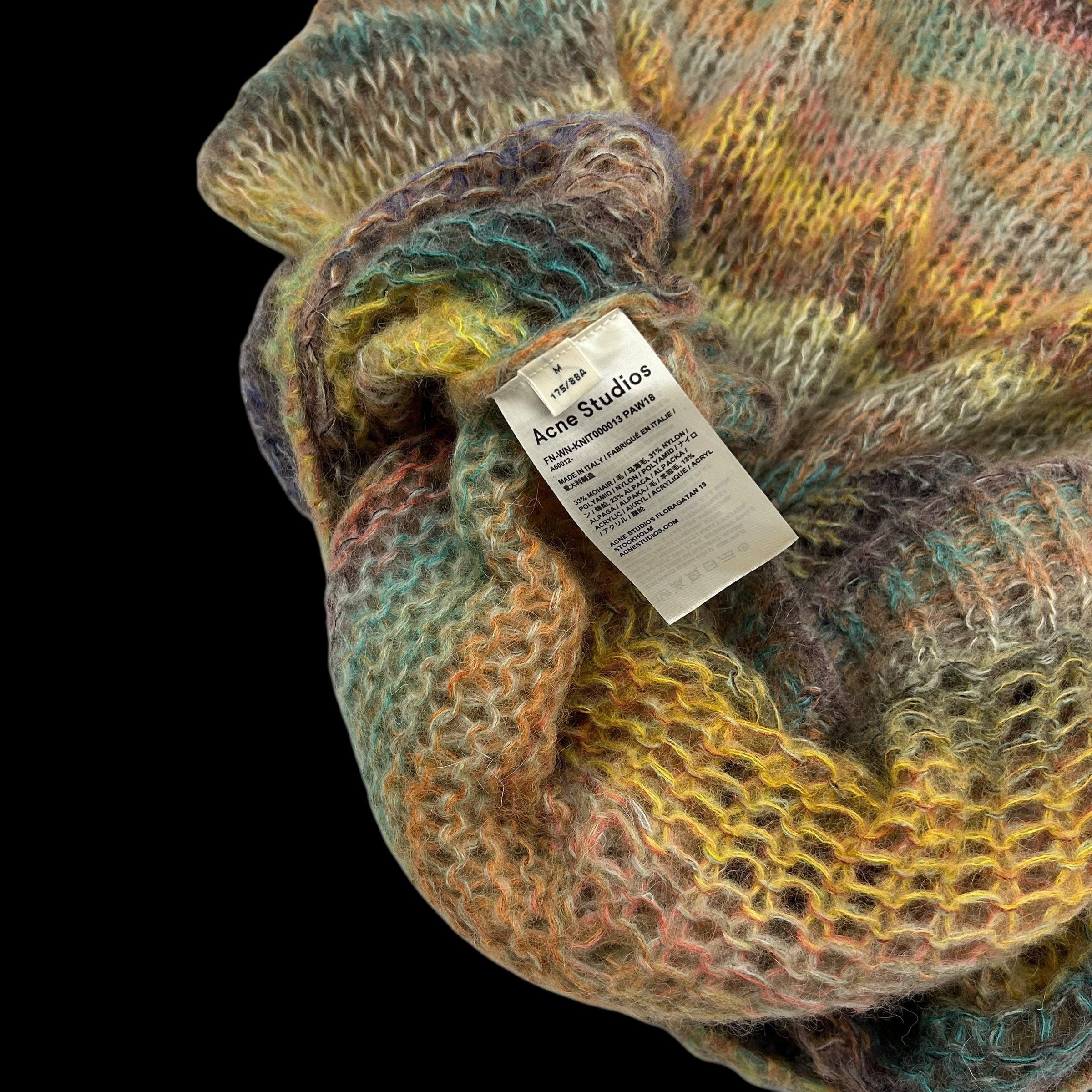 Acne Studios Rare FW21 Acne Studios Mohair Knit Sweatshirt (Fits L) Size US L / EU 52-54 / 3 - 4 Thumbnail