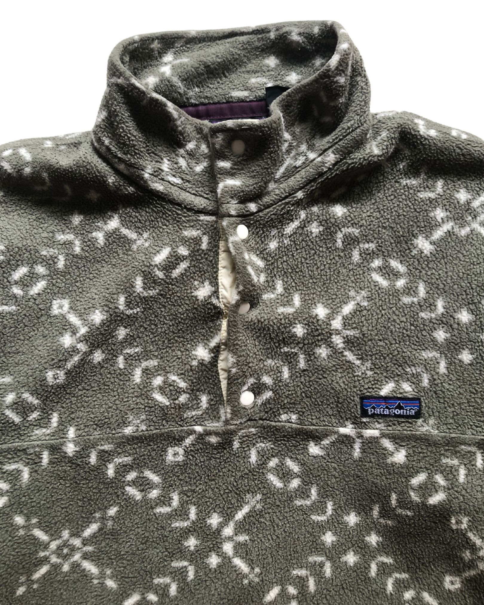 Patagonia Vintage Patagonia Chaparral Sage Green 1994 Synchilla Size US M / EU 48-50 / 2 - 2 Thumbnail