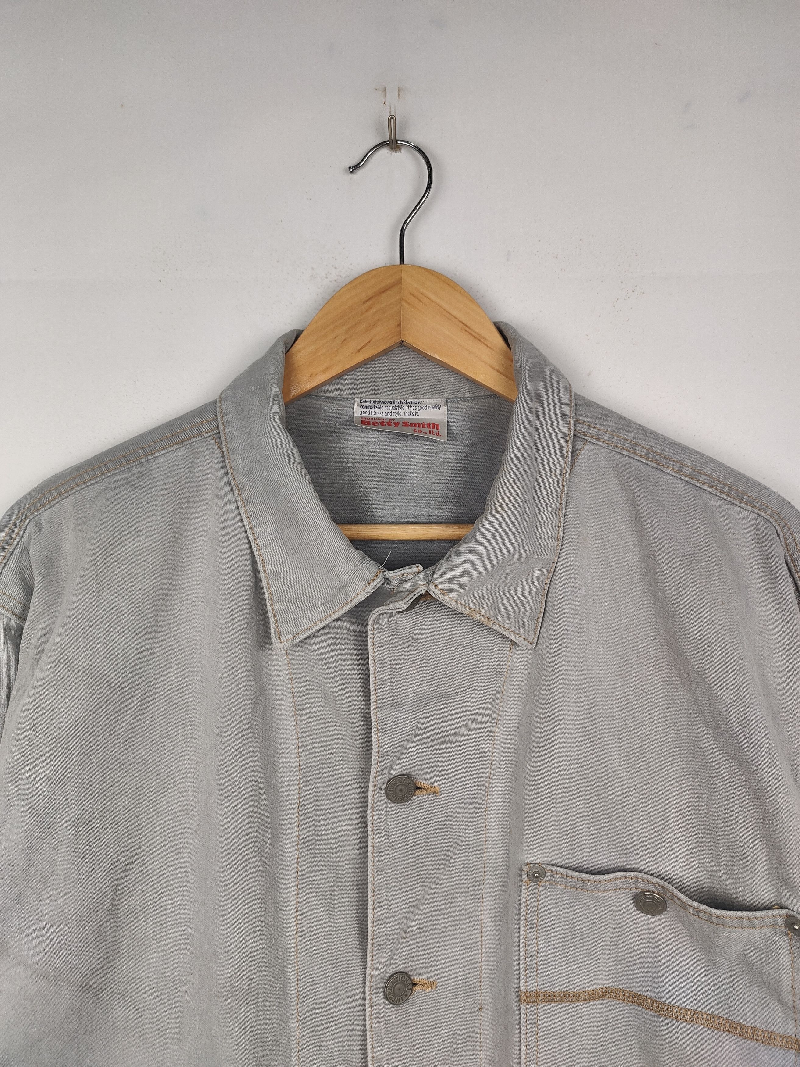 Japanese Brand Vintage Betty Smith Chore Jacket Size US M / EU 48-50 / 2 - 2 Thumbnail