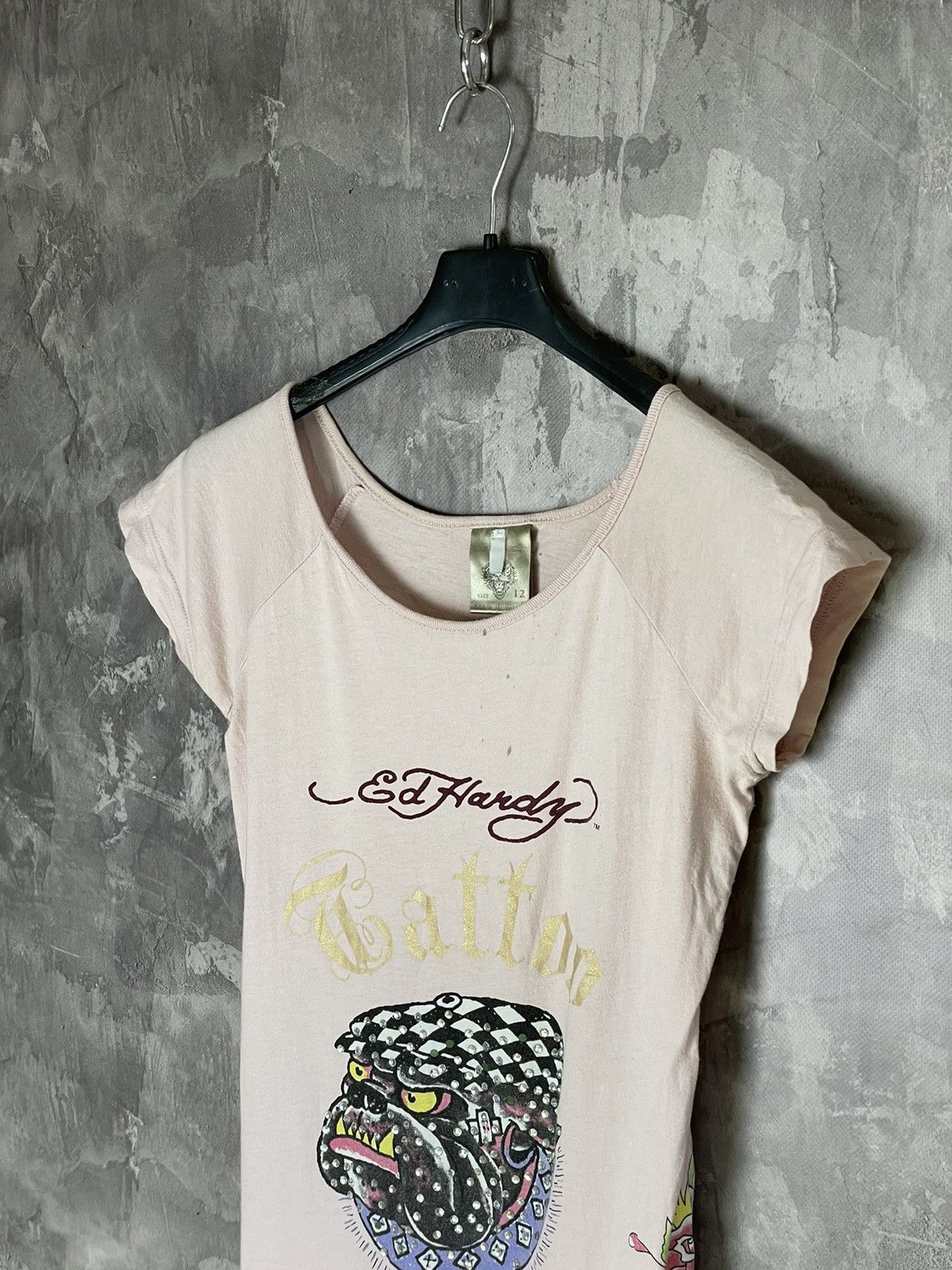 Ed Hardy × Vintage Vintage Don Ed Hardy Y2k Tattoo Print Tank Top Made In USA Size XL / US 12-14 / IT 48-50 - 7 Thumbnail
