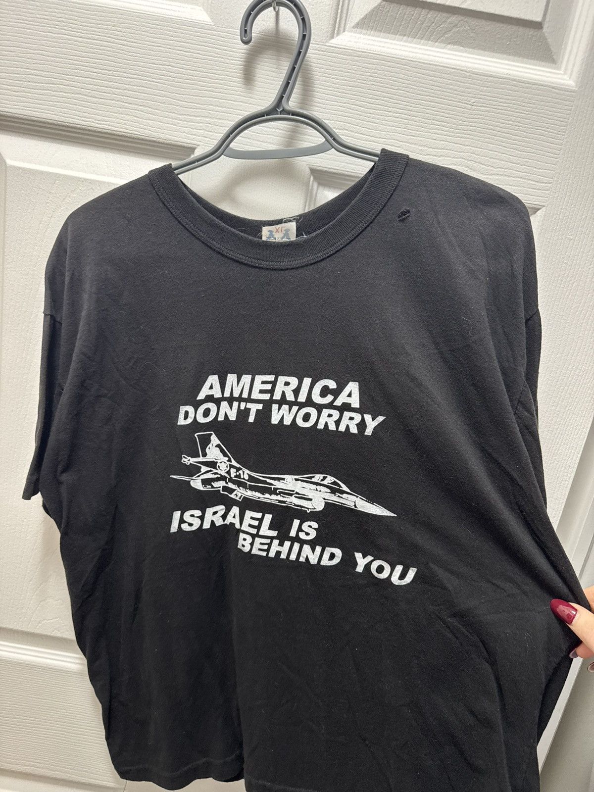 Prince Don’t Worry America Israel Is Behind You Vintage Jet War Size US XL / EU 56 / 4 - 2 Thumbnail