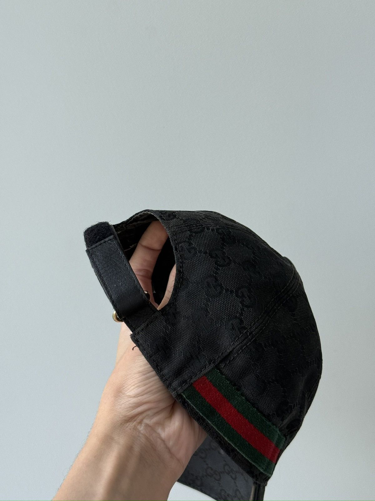 Gucci Gucci Monogram Web Stripe Baseball Cap Size ONE SIZE - 6 Thumbnail