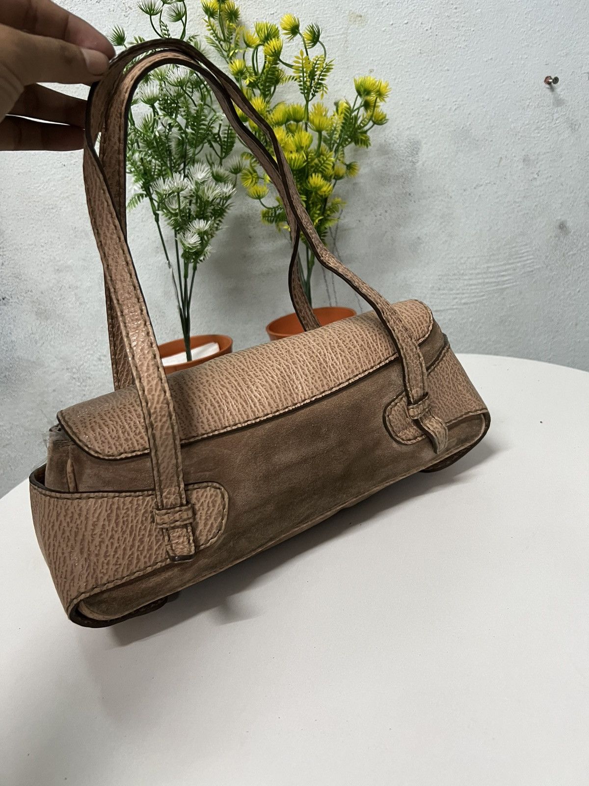 Tod's × Vintage Vintage Tod’s Suede Leather Size ONE SIZE - 3 Thumbnail