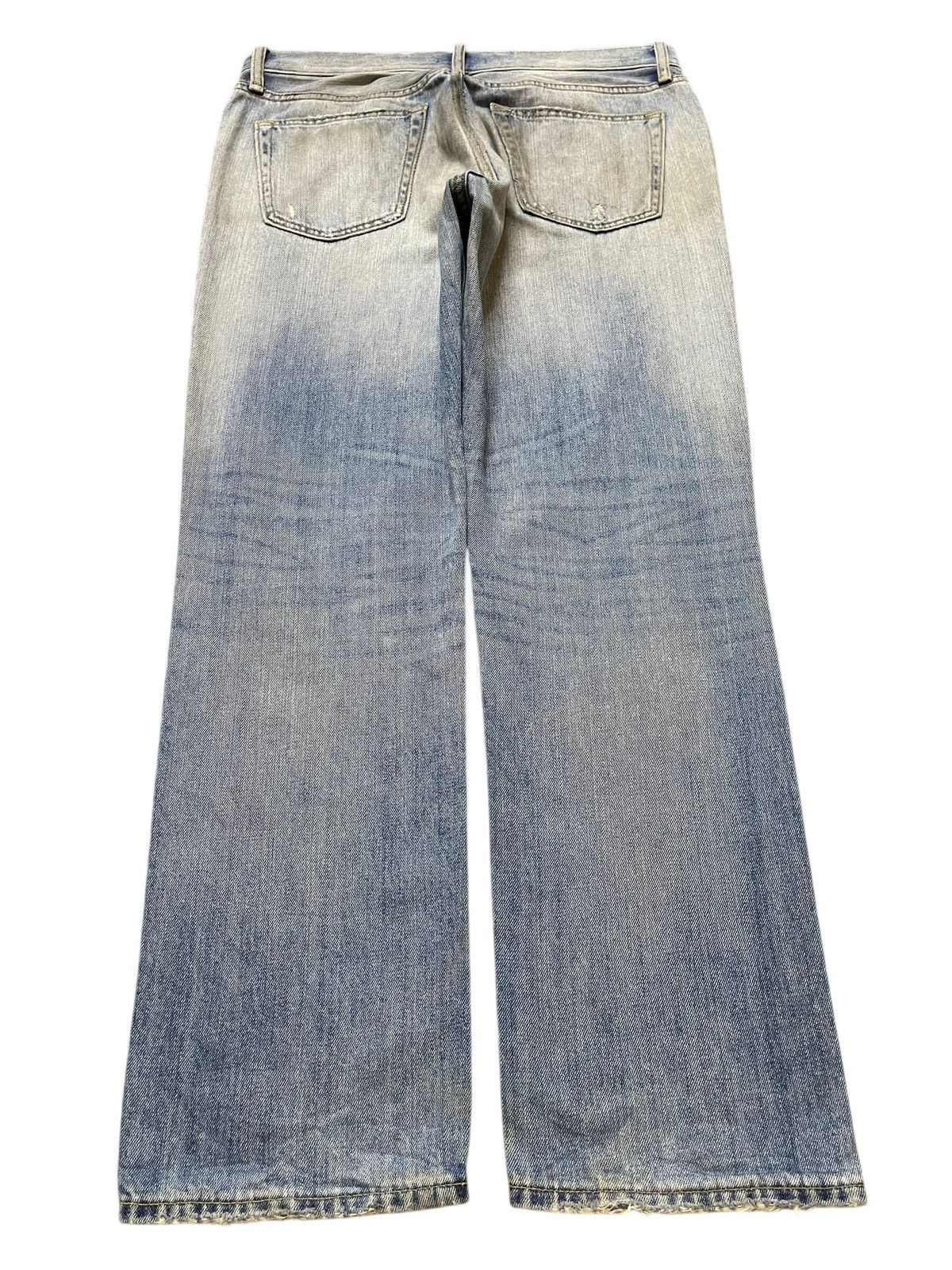 Japanese Brand Vintage Japanese Uniqlo Mud Faded Wash Distressed Jeans Size US 34 / EU 50 - 2 Thumbnail