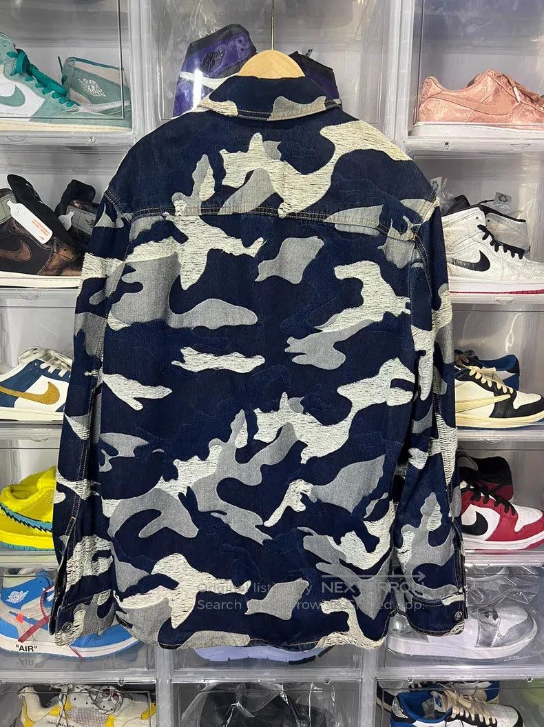Valentino Valentino Men's denim camouflage shirt Size US S / EU 44-46 / 1 - 2 Thumbnail