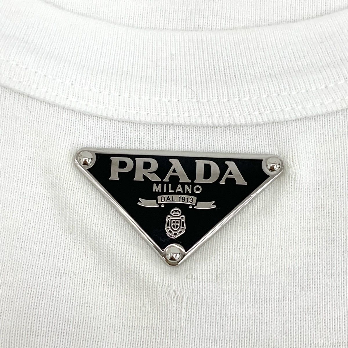 Prada Prada 23 Collection Triangle Logo Sleeveless Tank Top K26WX Size M / US 6-8 / IT 42-44 - 9 Thumbnail