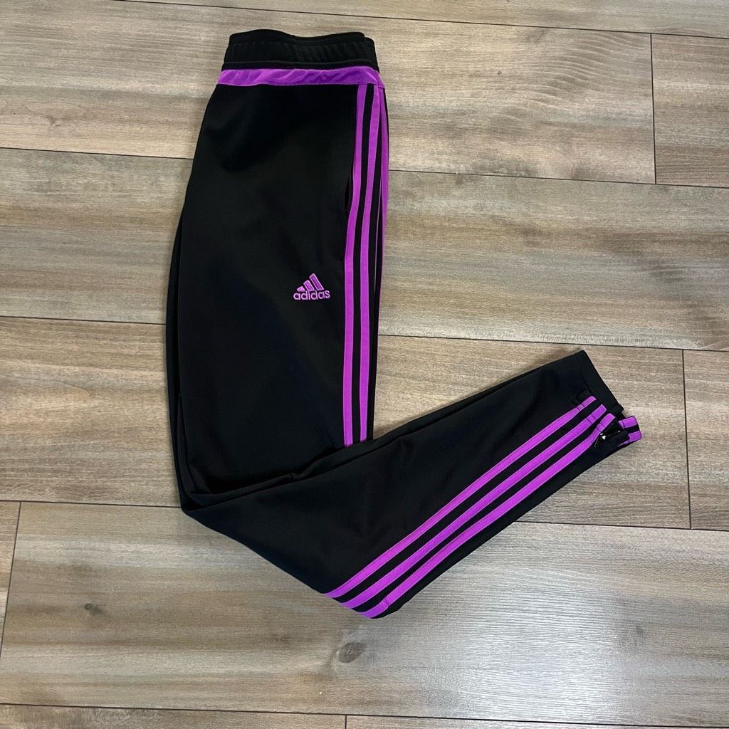 Adidas Adidas Black Athletic Joggers Men Small Bin P-50 Size US 32 / EU 48 - 1 Thumbnail