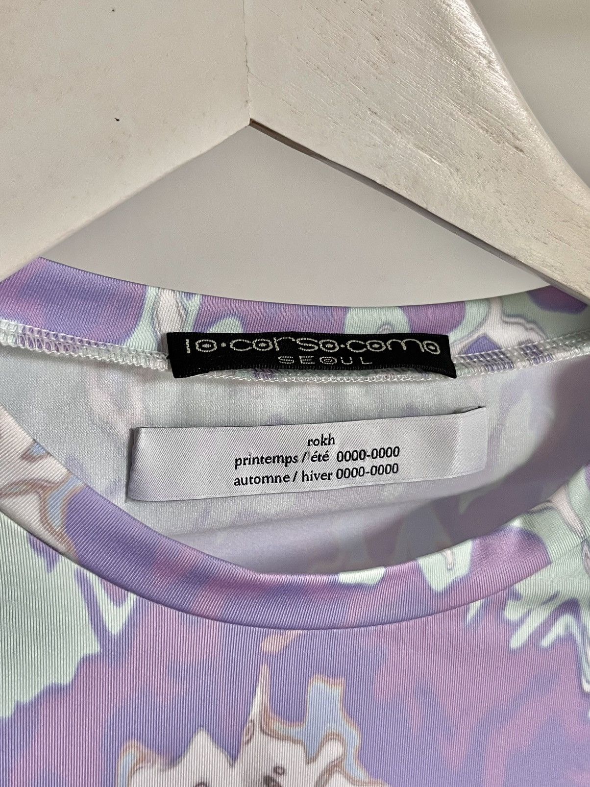 rokh Rokh Corso Como SS22 psychodelic elastic longsleeve t-shirt Size XS / US 0-2 / IT 36-38 - 2 Thumbnail