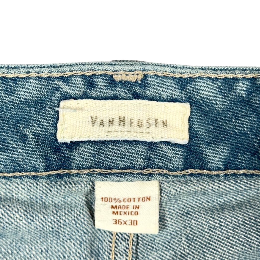 Van Heusen VINTAGE Van Heusen Jeans Mens 36x30 Blue Light Wash Relaxed Wide Leg Baggy Y2K Jeans Mens Size US 36 / EU 52 - 5 Thumbnail