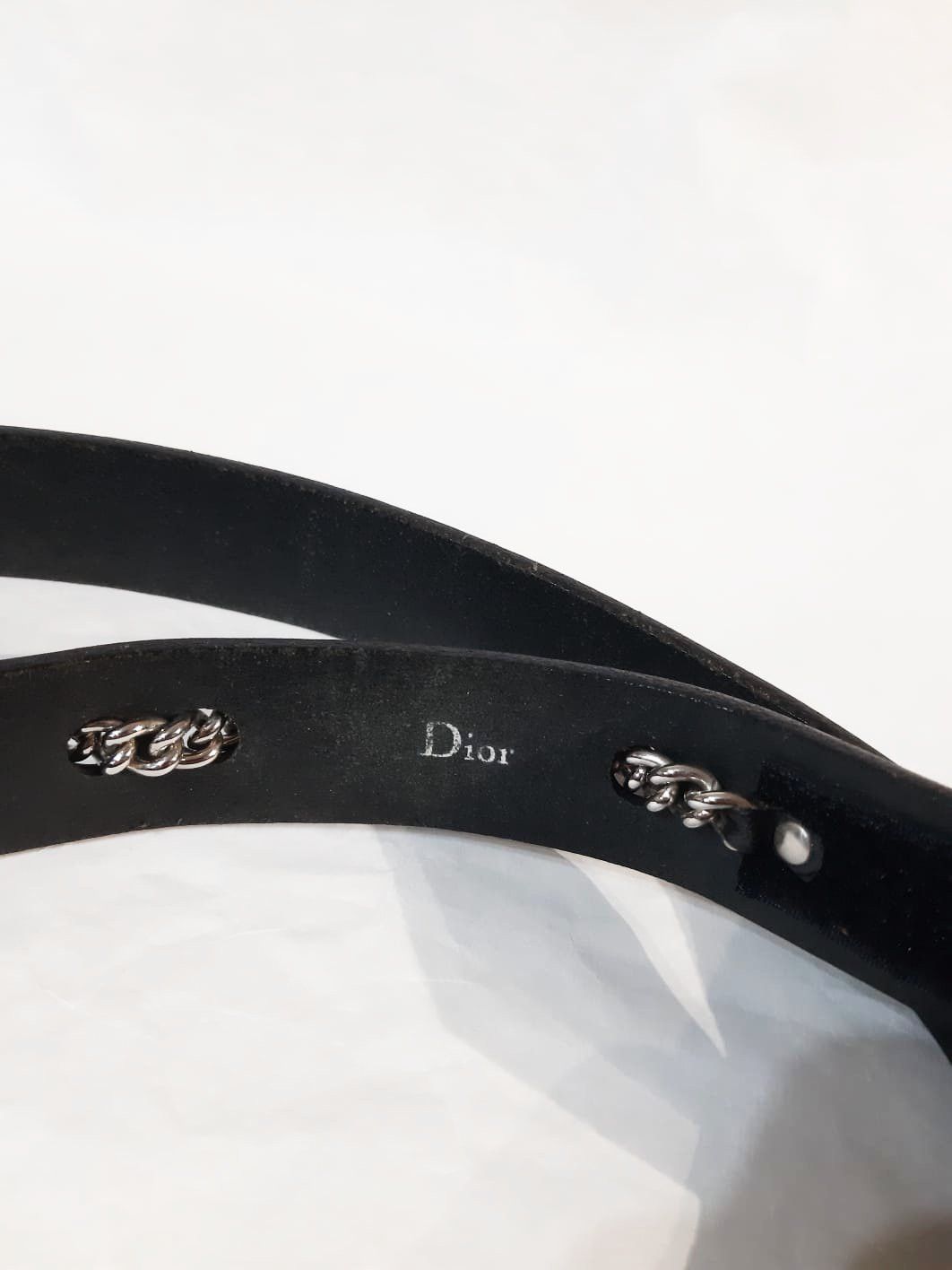 Dior × Hedi Slimane Dior SS04 "Strip" Runway Chain Belt Size ONE SIZE - 7 Thumbnail