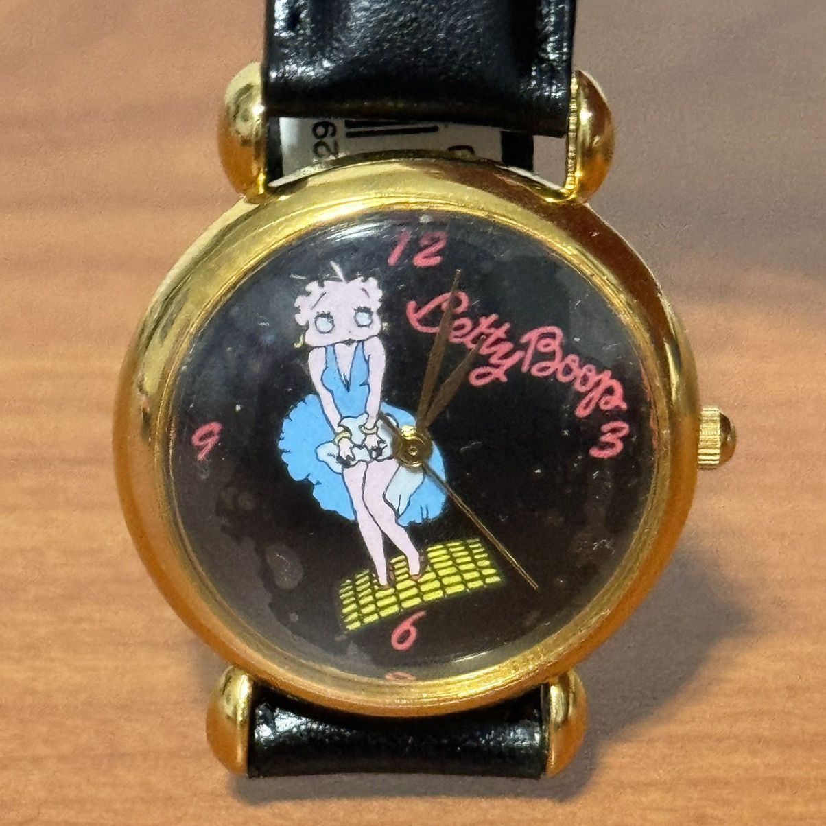 Vintage 1995 Betty Boop Marylin Monroe 9” Fantasma Quartz Watch New Size ONE SIZE - 3 Thumbnail