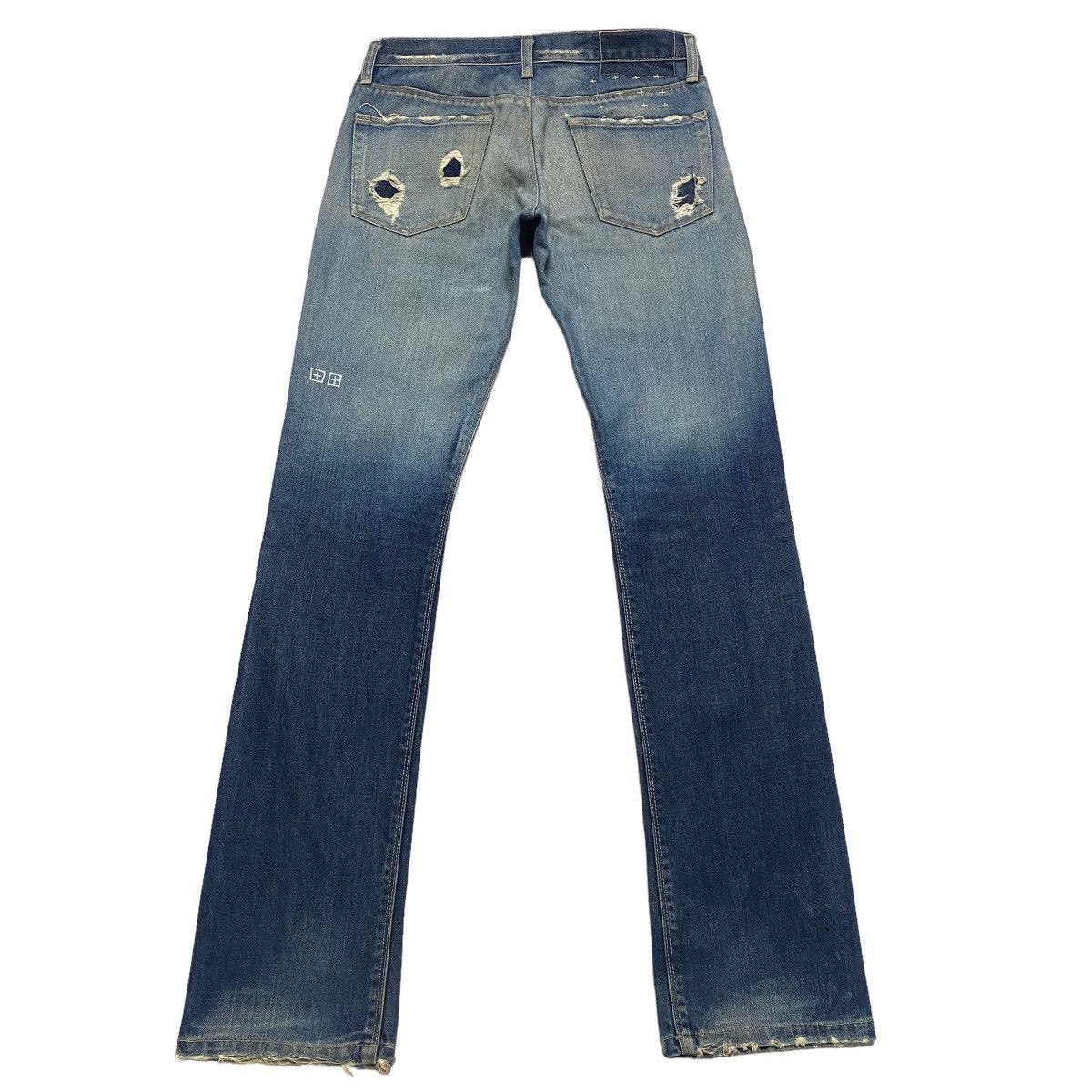 Ksubi Ksubi Scooter Vintage Indigo Distressed Jeans Size US 28 / EU 44 - 2 Thumbnail