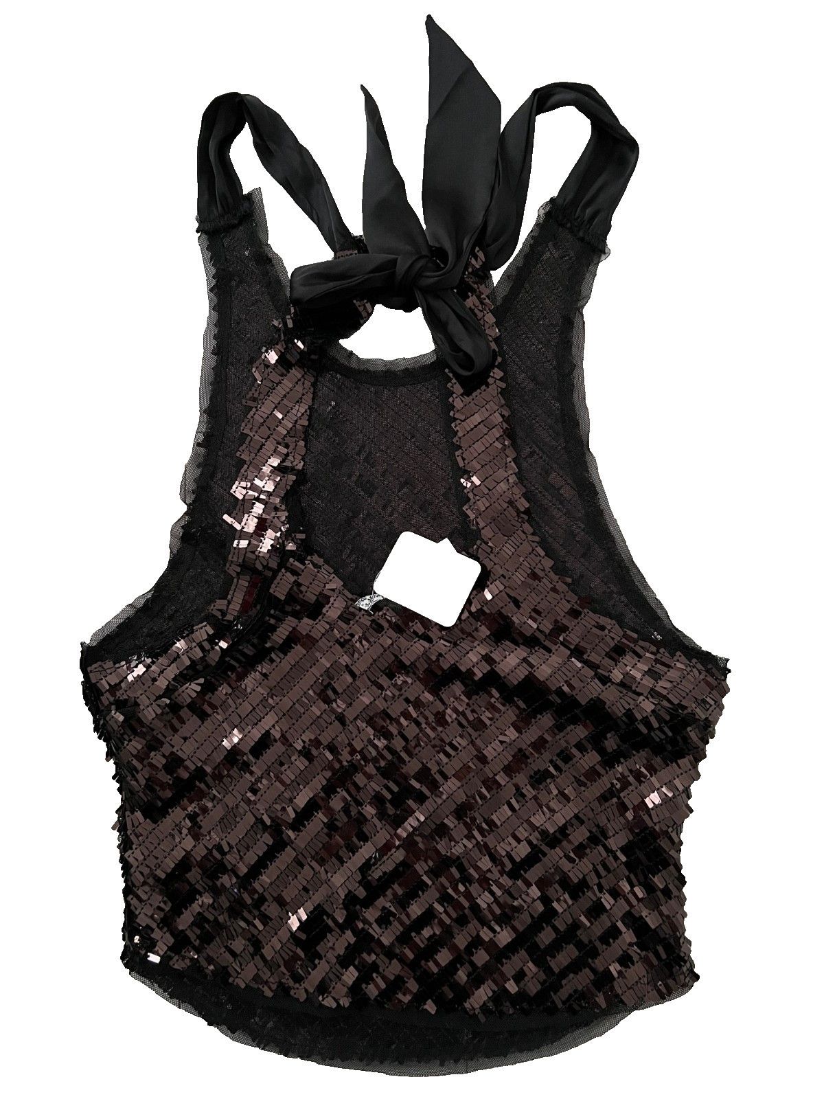 Free People Intimately Free People Disco Fever Cami Brown Combo ( XS ) Size XS / US 0-2 / IT 36-38 - 4 Thumbnail