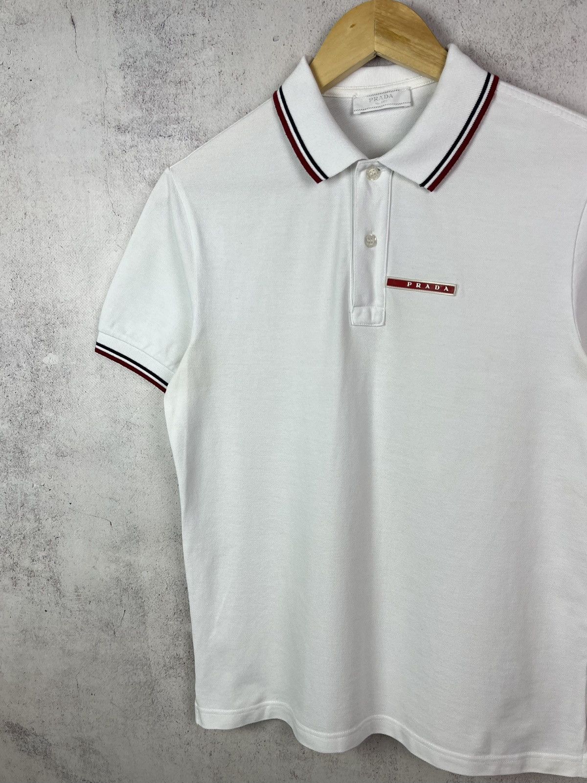 Prada Vintage Prada Milano Polo T-Shirt Retro Rare Hype Y2K Size US S / EU 44-46 / 1 - 1 Thumbnail