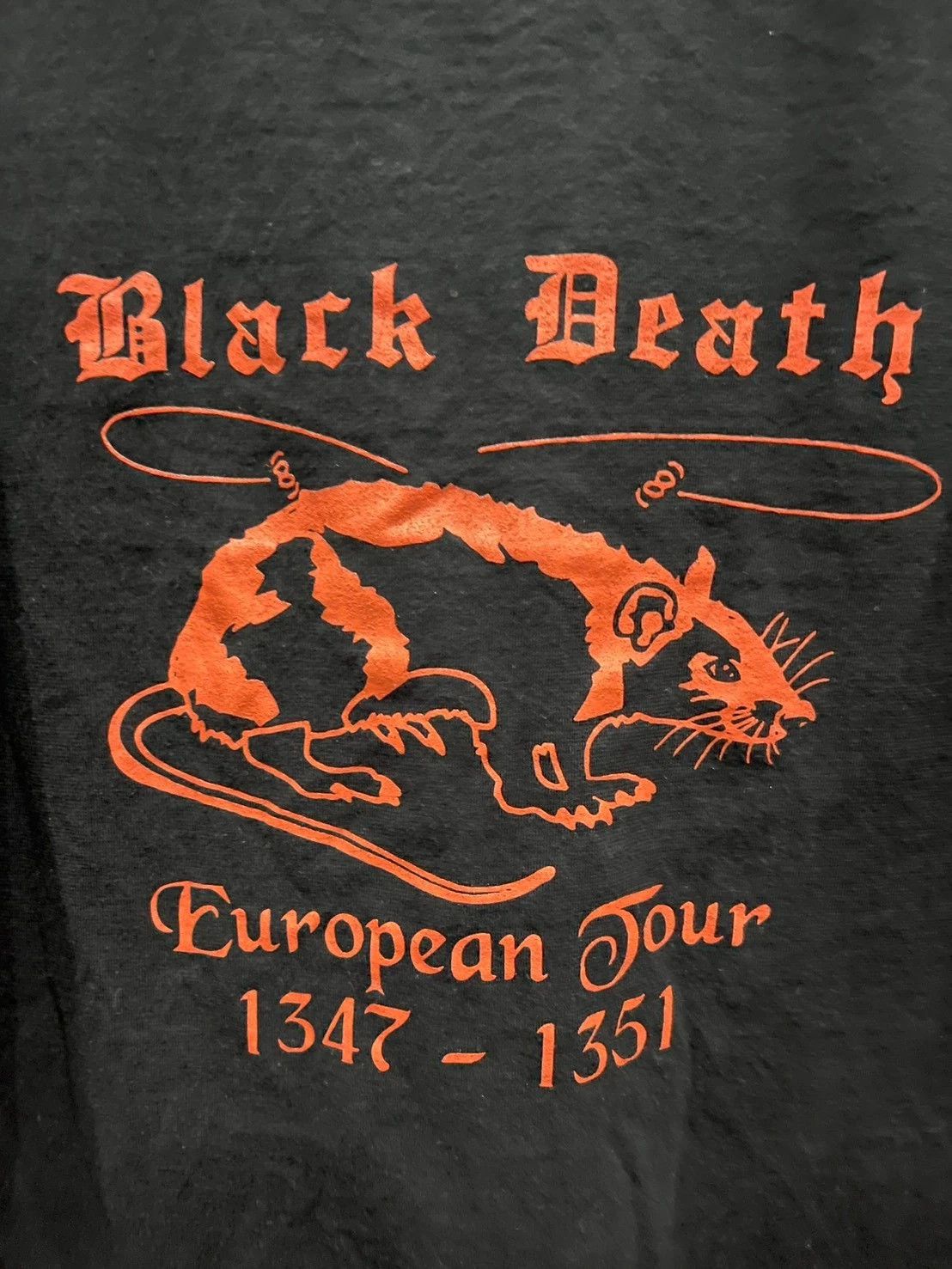Band Tees Vintage Black Death Shirt Mens XL Size US XL / EU 56 / 4 - 2 Thumbnail