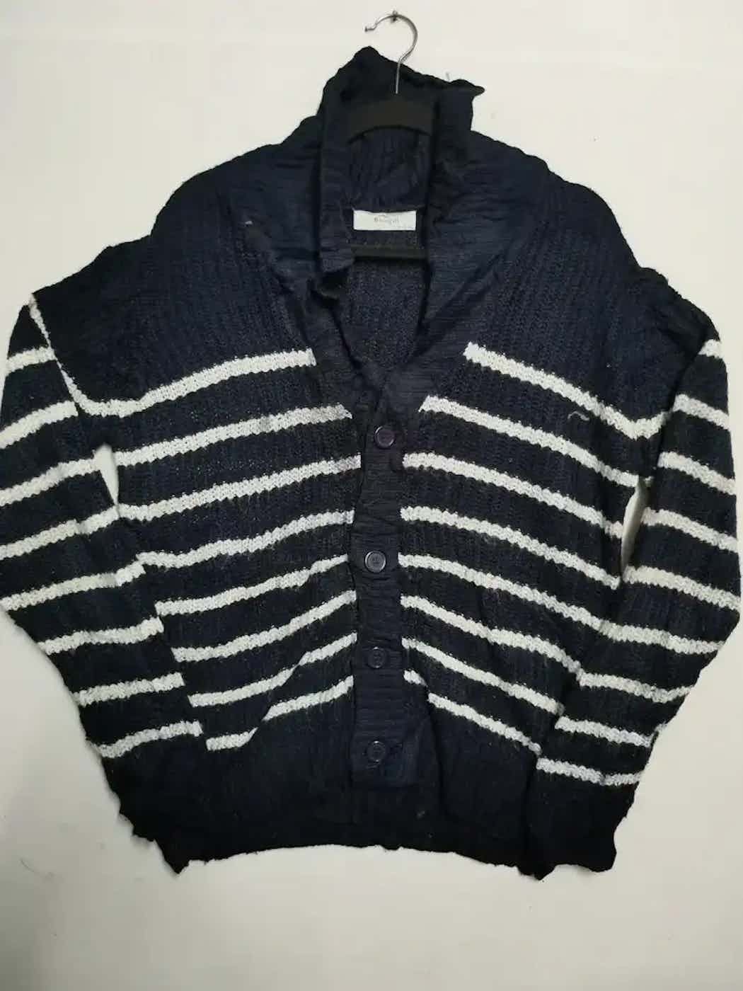 Aran Isles Knitwear × Vintage Vintage Bluegill Cardigan Knitwear Size US L / EU 52-54 / 3 - 1 Thumbnail