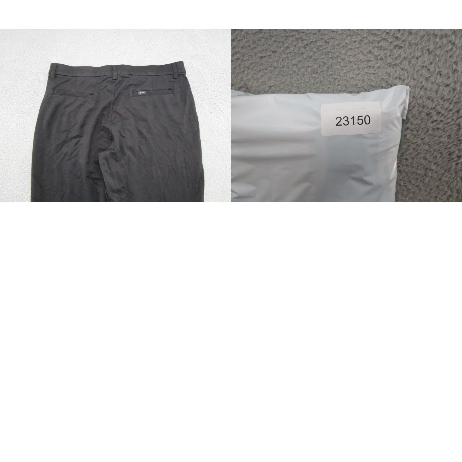 Lee Lee Relaxed Fit Straight Leg Flat Front Black Pants 18 Plus Size Womens Size 40" / US 18 - 9 Thumbnail