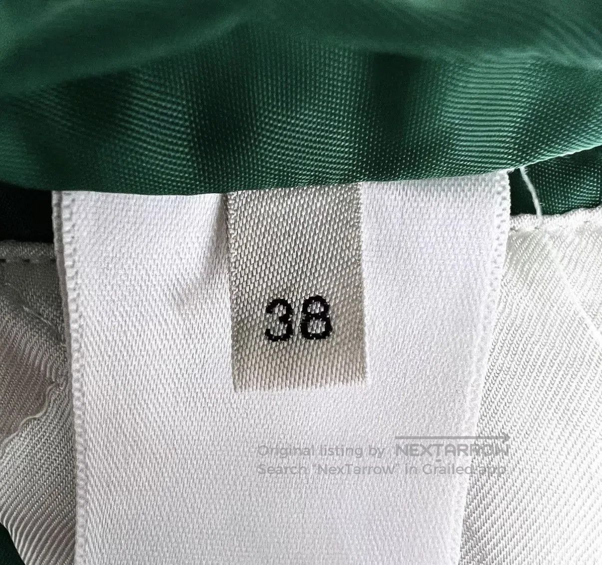 Celine Green Varsity Style Bomber Jacket. Size US S / EU 44-46 / 1 - 6 Thumbnail