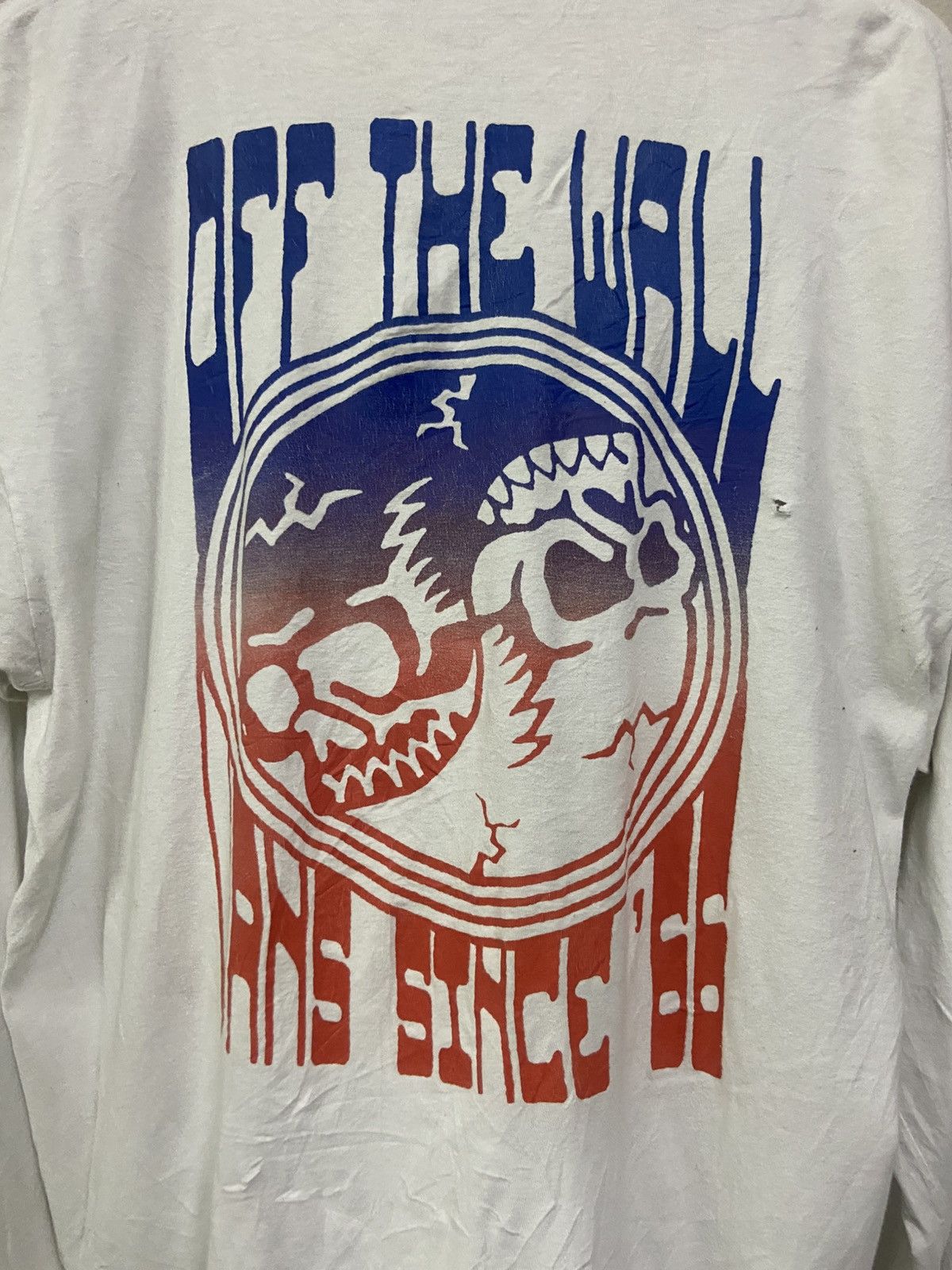 Vans Distress Vans Skull Tee Long Sleeve Size US XL / EU 56 / 4 - 11 Thumbnail