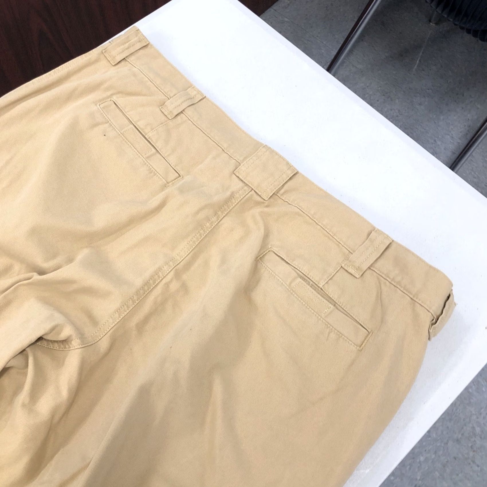 Vintage LL Bean Mens Natural Fit Khaki Cargo Pants Tan Hiking Work Casual 42/32 Size US 42 / EU 58 - 7 Thumbnail
