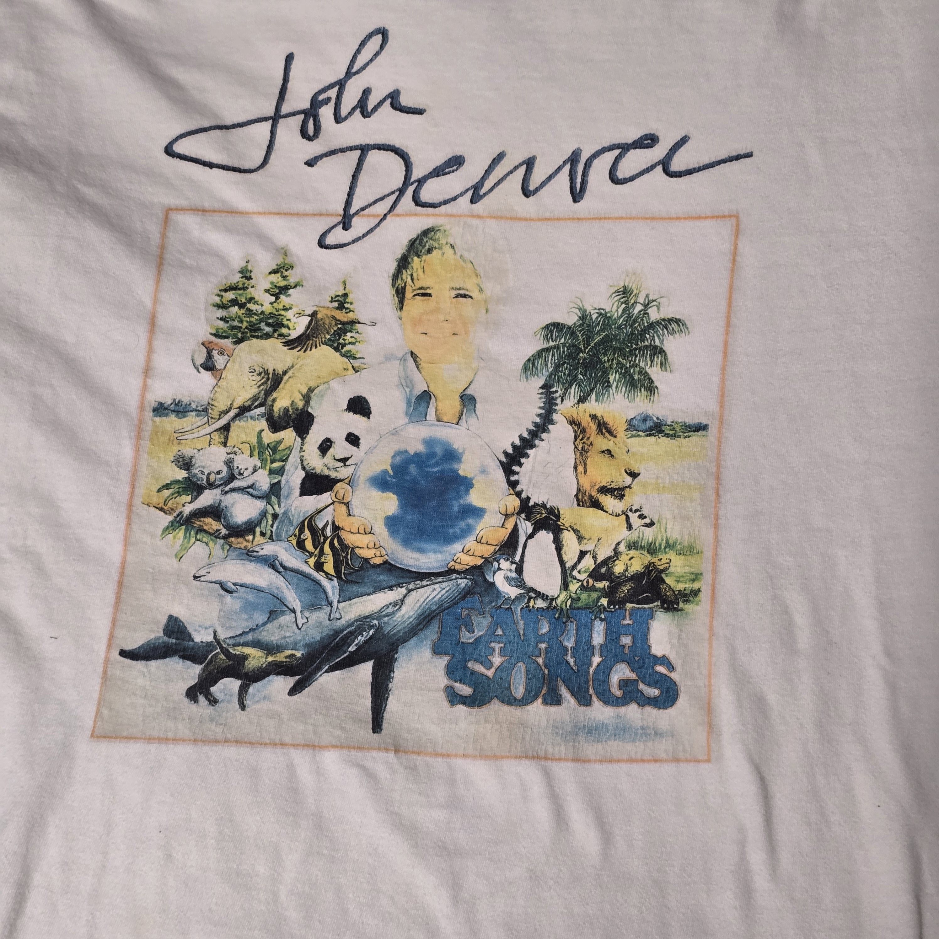 Other John Denver earth songs rare 90s vintage Size US XL / EU 56 / 4 - 3 Thumbnail
