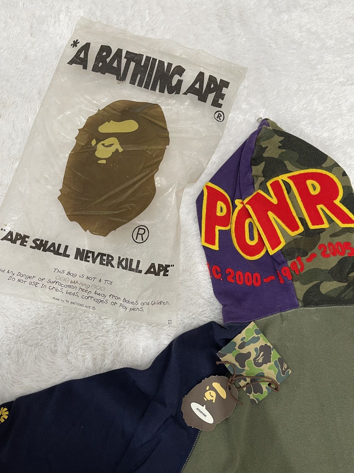 Bape BAPE Fullziphoodie crazy color shark Size US M / EU 48-50 / 2 - 5 Thumbnail