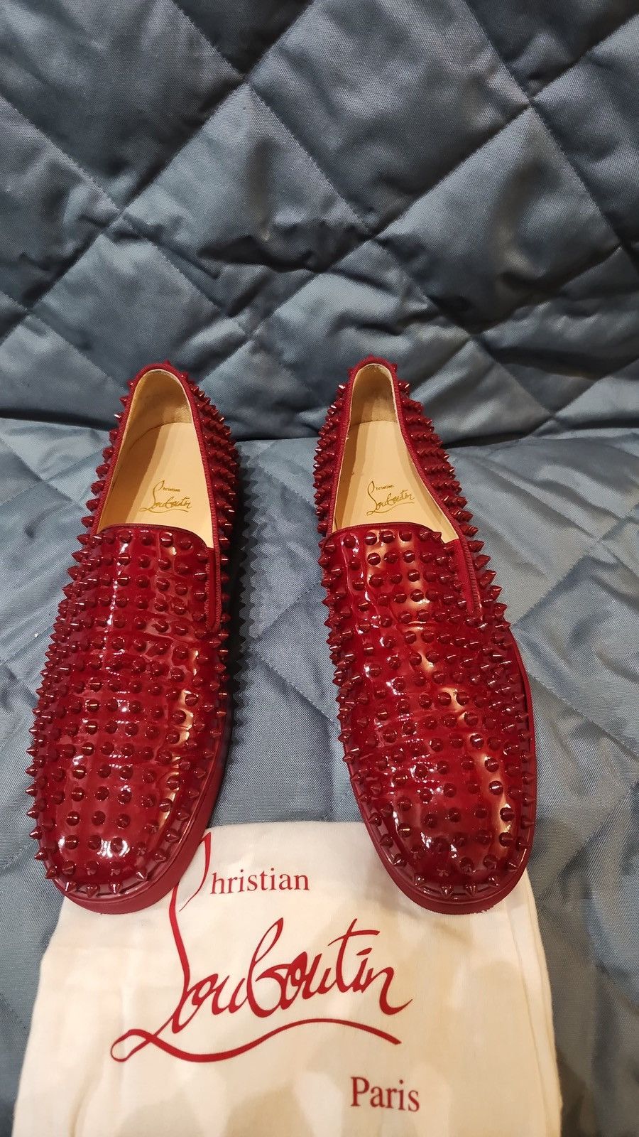 Christian Louboutin Spiked Slip-On Size US 12 / EU 45 - 2 Thumbnail