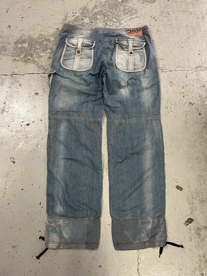 Dolce & Gabbana SS2006 Dolce & Gabbana Cargo Fluid Denim Jeans Size US 37 - 8 Thumbnail