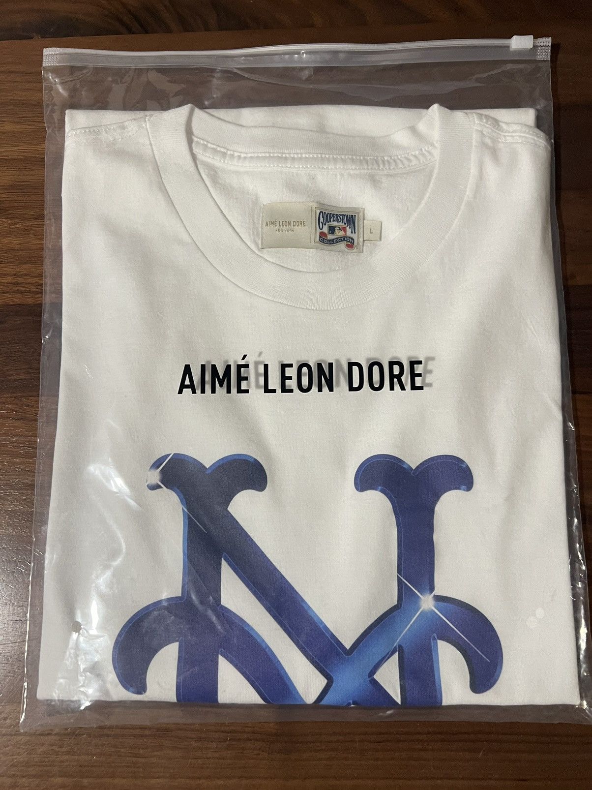 Aime Leon Dore Aime Leon Dore ALD / New York Mets Big Chrome Logo Tee Large Size US L / EU 52-54 / 3 - 1 Thumbnail