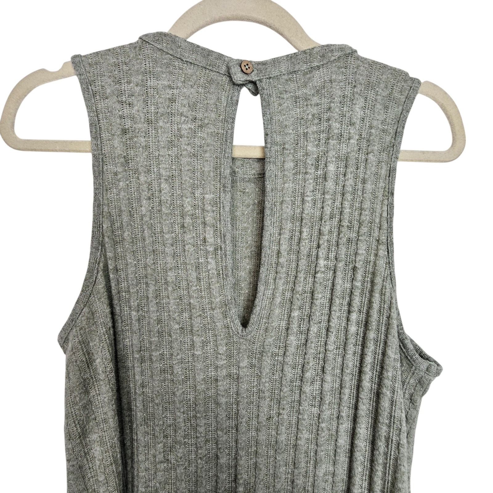 Market World Market Womens Ribbed Wide Leg Jumpsuit Size L/XL Boho Size L / US 10 / IT 46 - 7 Thumbnail