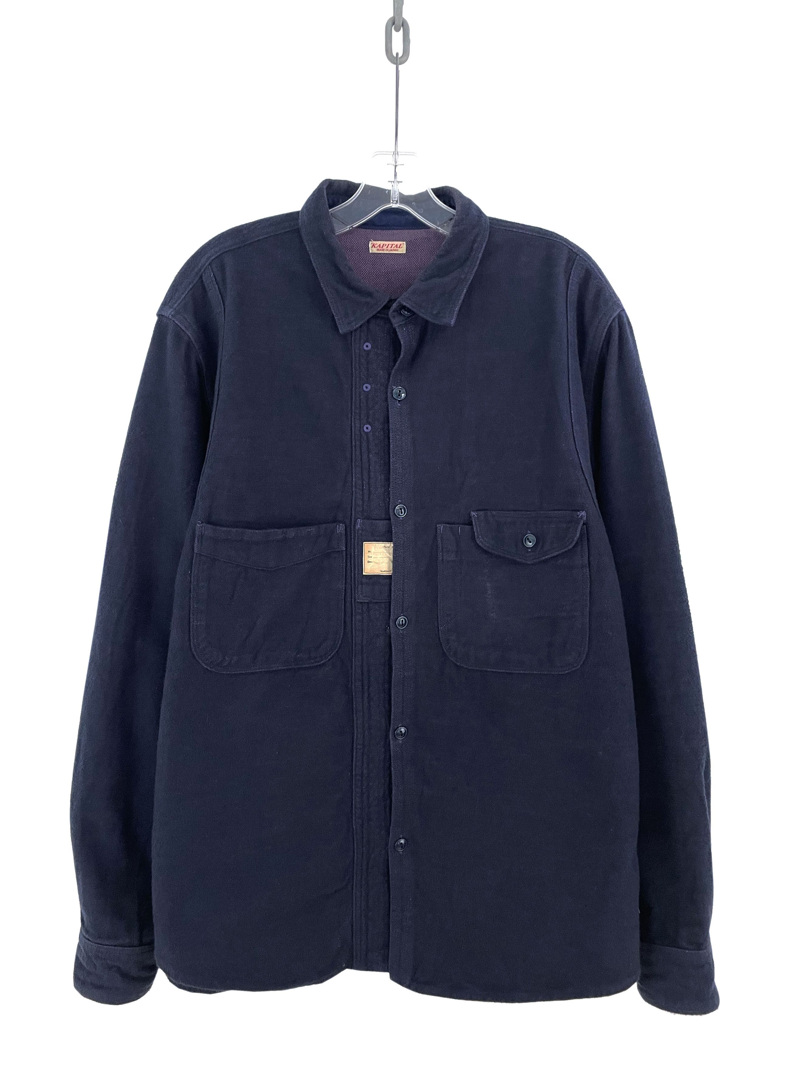 Kapital Fleece Cargo Shirt Size US XL / EU 56 / 4 - 1 Thumbnail
