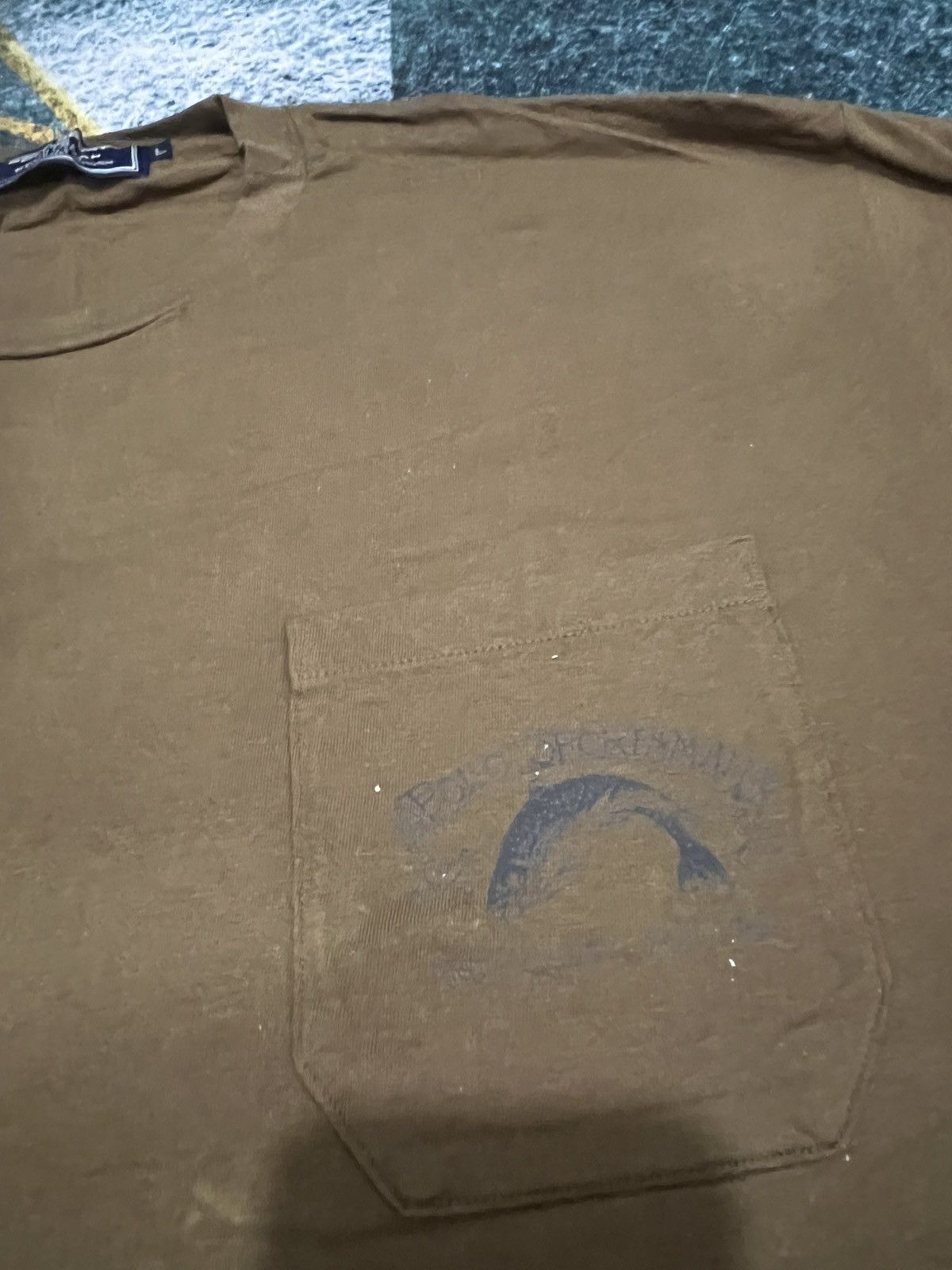 Polo Ralph Lauren × Vintage vintage polo sportman pocket tee Size US L / EU 52-54 / 3 - 2 Thumbnail