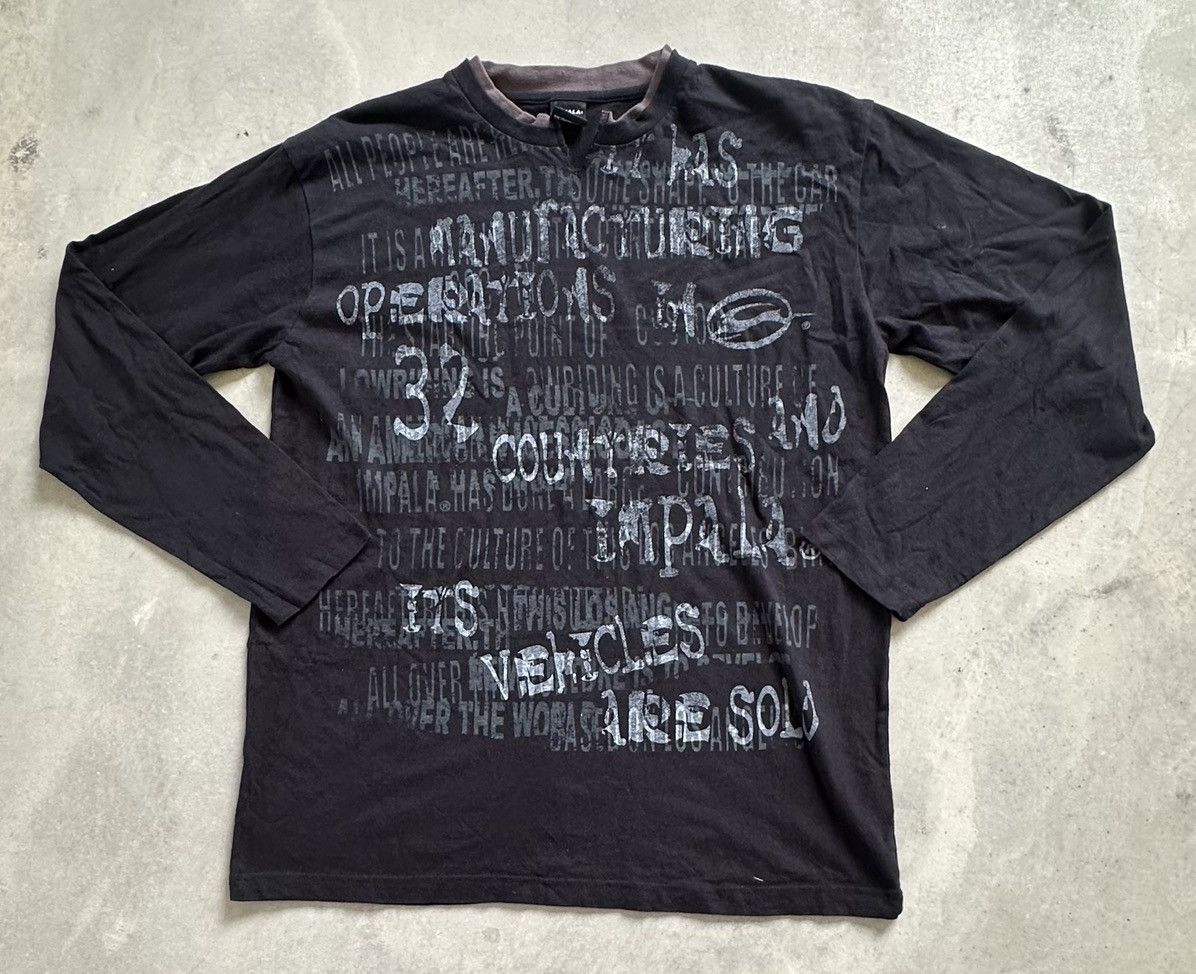 Japanese Brand VINTAGE IMPALA GOTH TEE Size US L / EU 52-54 / 3 - 1 Thumbnail