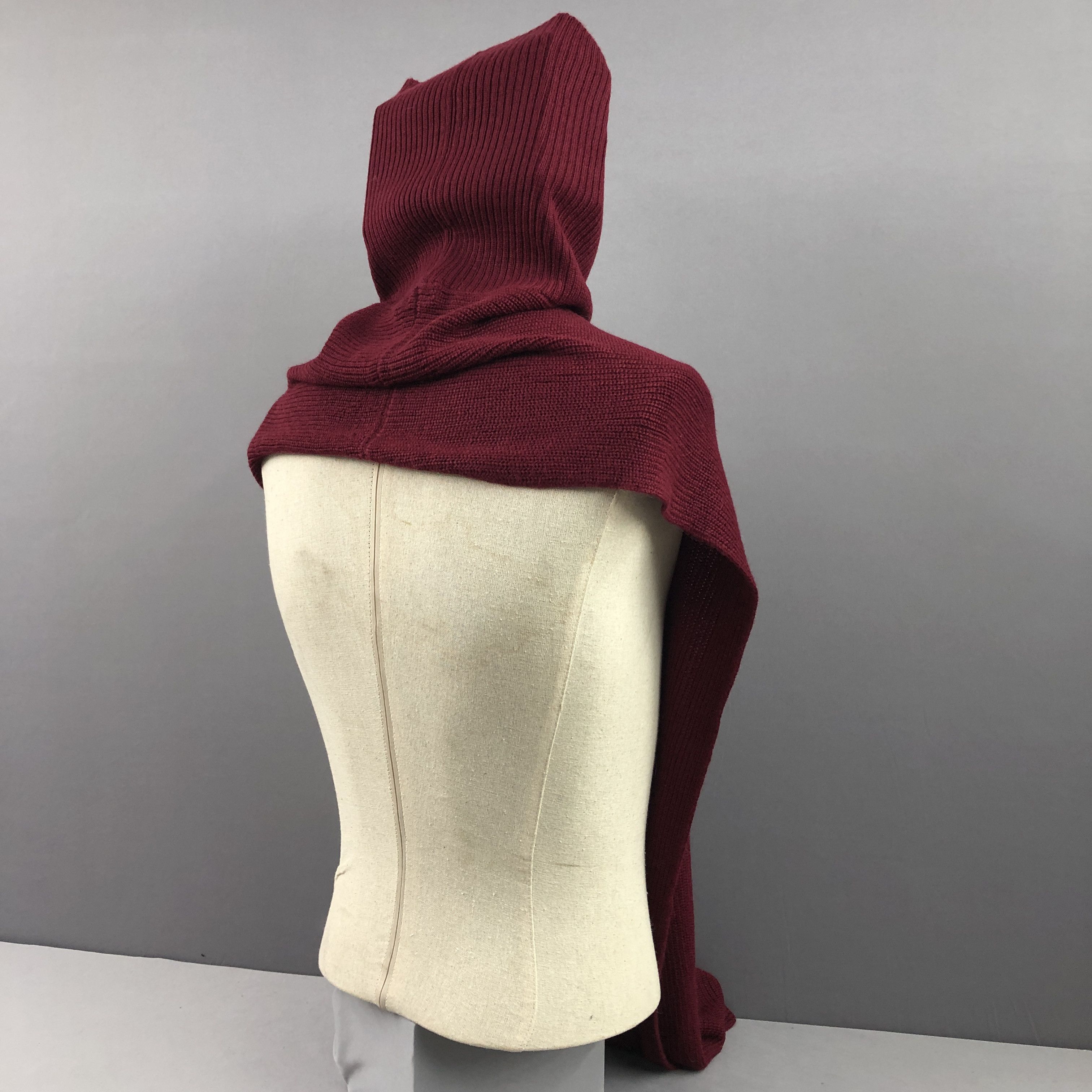 Armani Vintage Armani Scarf Ribbed Knit Turtleneck Large Scarves Size ONE SIZE - 4 Thumbnail