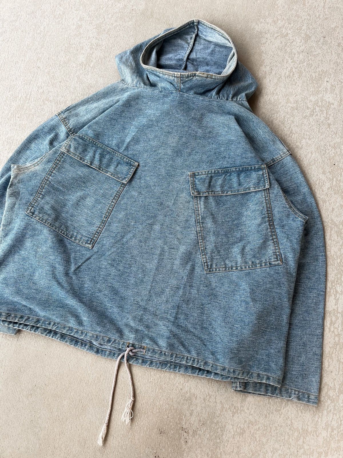 Japanese Brand Vtg Work MRK Denim Smock Jacket Size US M / EU 48-50 / 2 - 4 Thumbnail