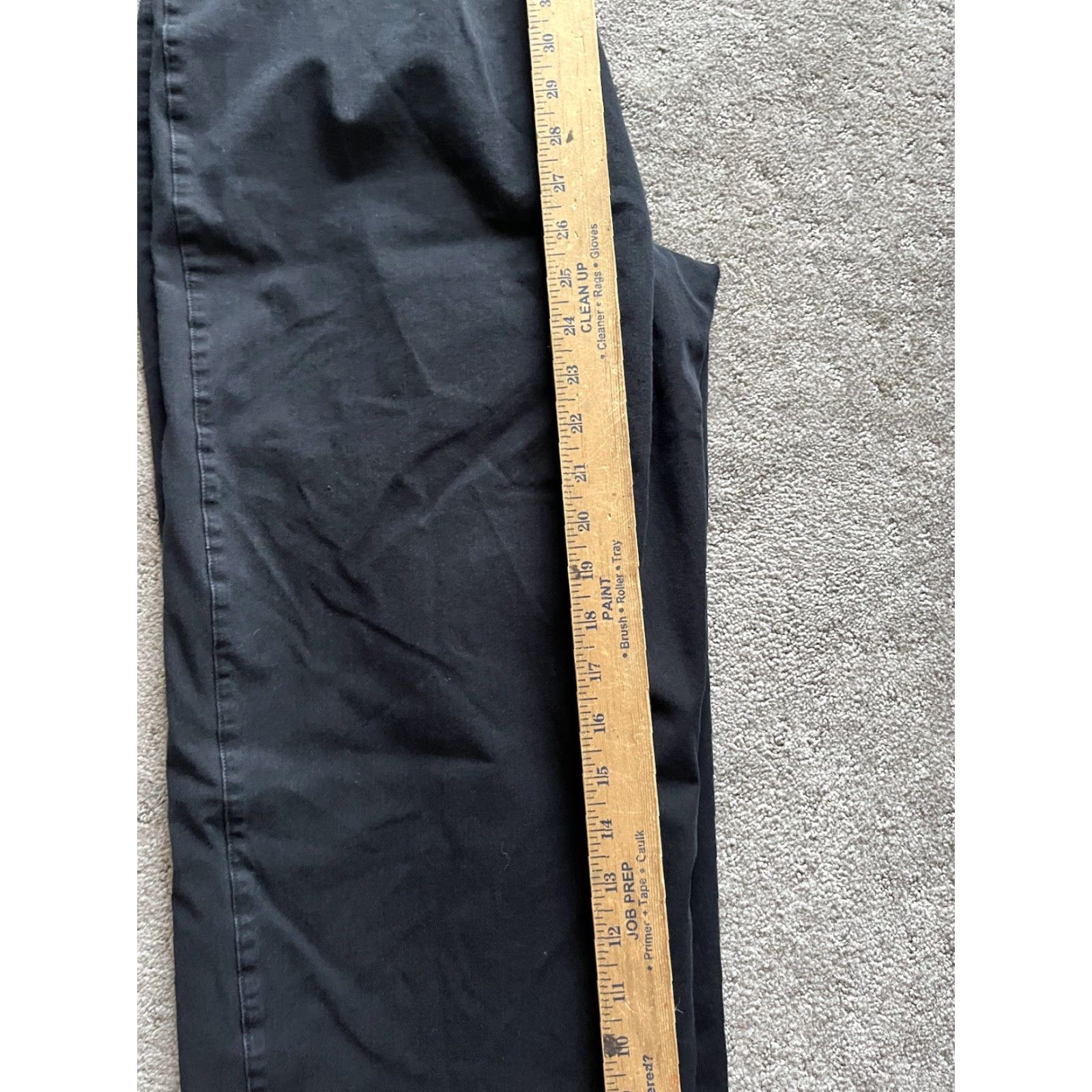 Vintage Chico's Womens Pants Cropped Size 2.5 Black High Rise Pockets Plus 2.5 Regular Inseam 24 in Size 26" / US 2 / IT 38 - 6 Thumbnail