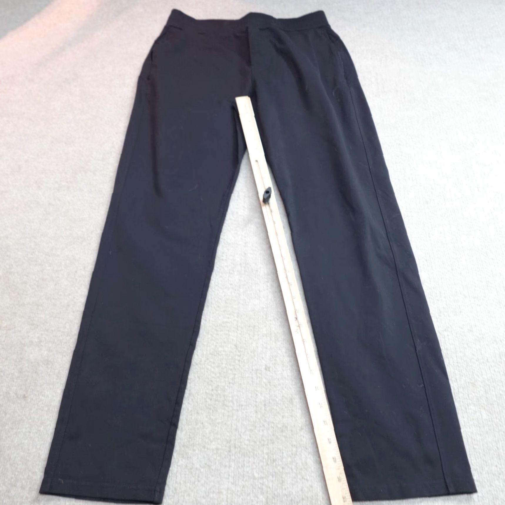 Vintage Public Rec Pants 34 x 31 Black Performance Stretch Drawstring Men Pants Black Stretch Chino 34 Regular Straight Inseam 31 Mens Size US 34 / EU 50 - 3 Thumbnail