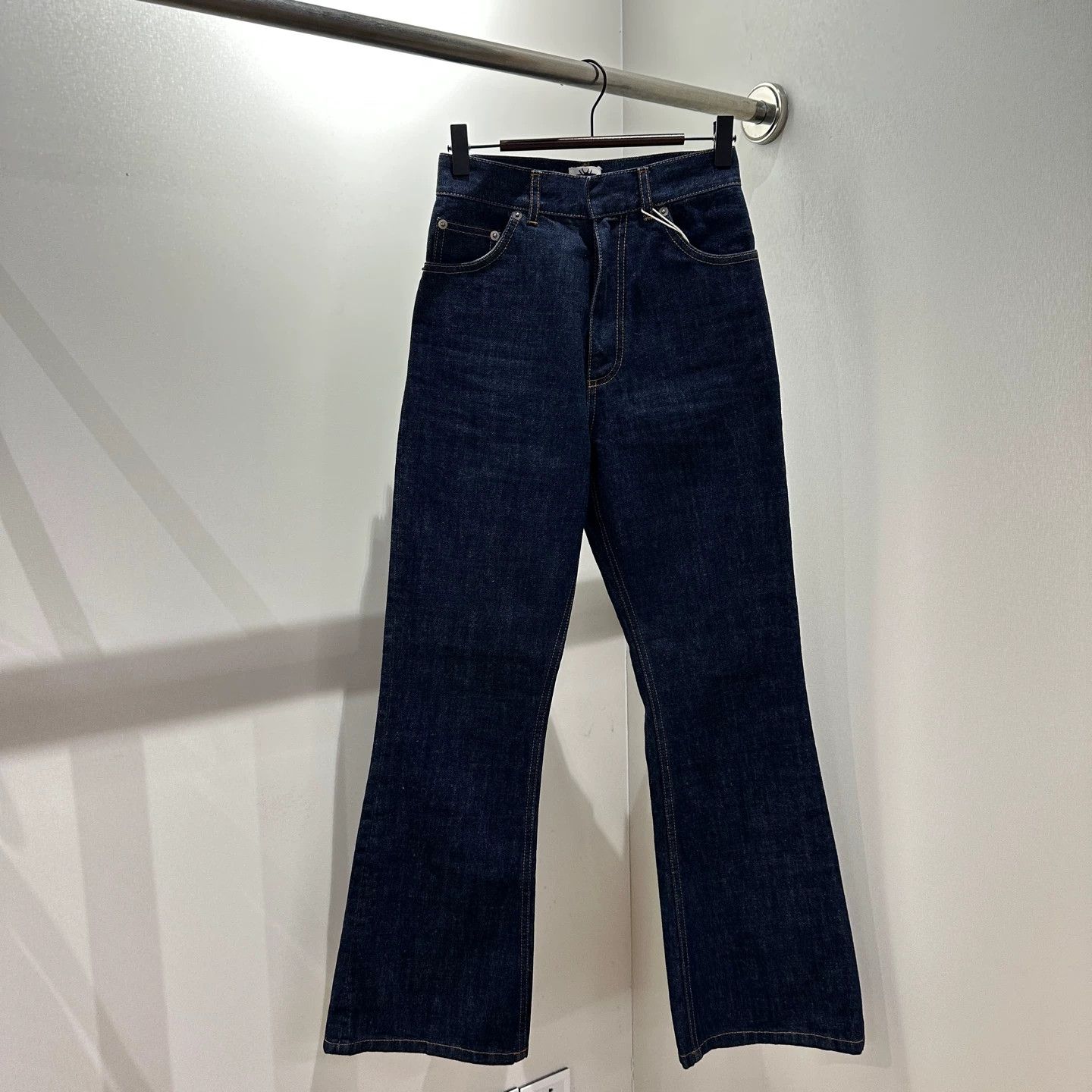Christian Dior Monsieur CD may341 Logo Leather Patch Cotton Jeans 32 Size 24" / US 00 / IT 34 - 2 Thumbnail