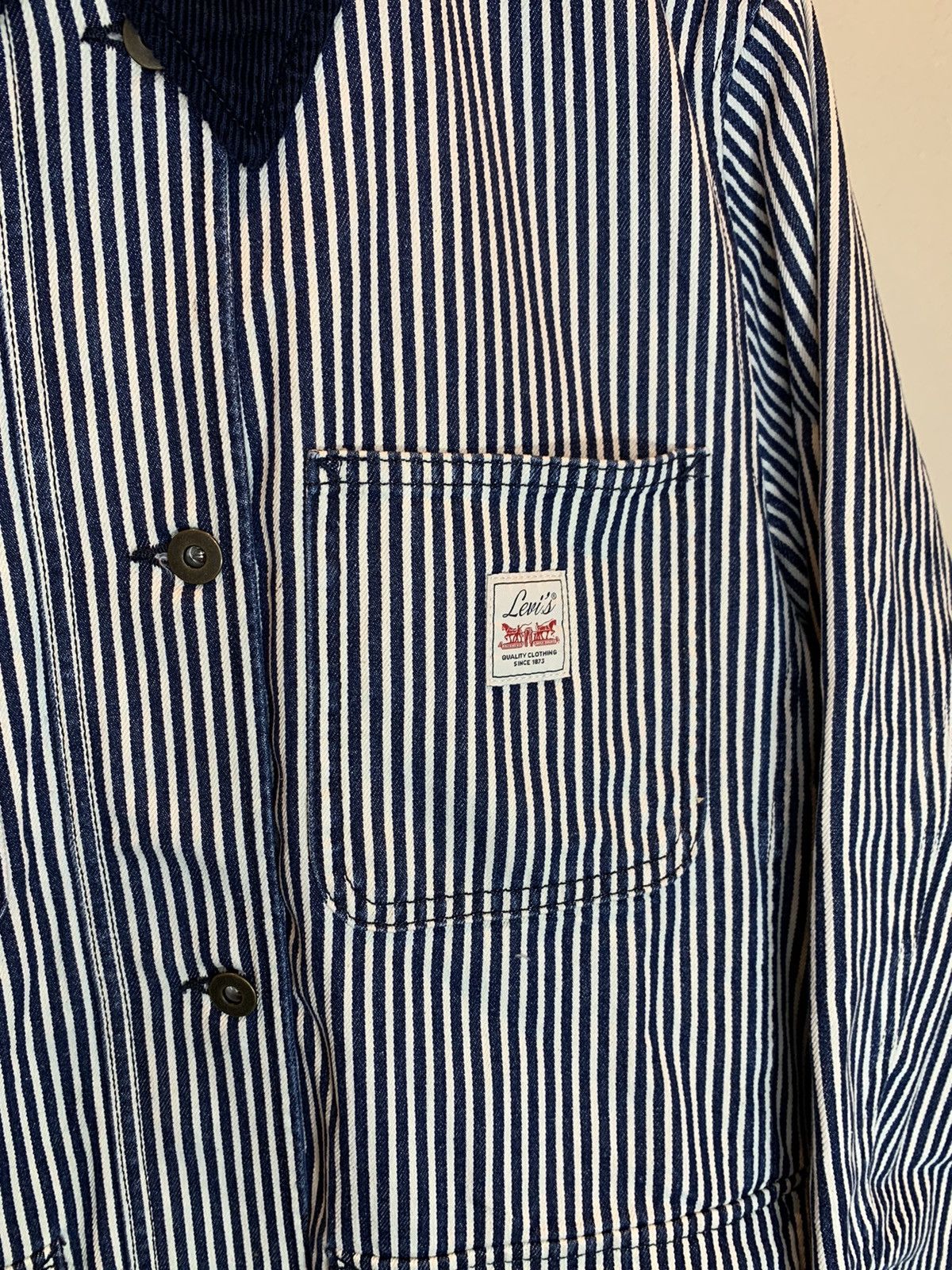 Levi's *RARE* New Levi’s Train Conductor Cord Collar Chore Coat - L Size US L / EU 52-54 / 3 - 8 Thumbnail