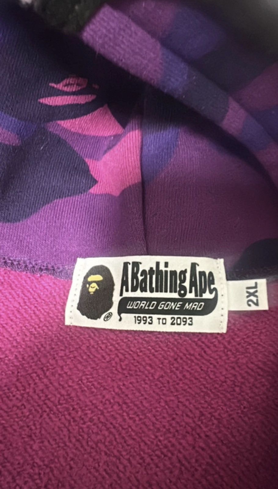 Bape BAPE Color Camo Shark Full Zip Hoodie Size US XXL / EU 58 / 5 - 4 Thumbnail