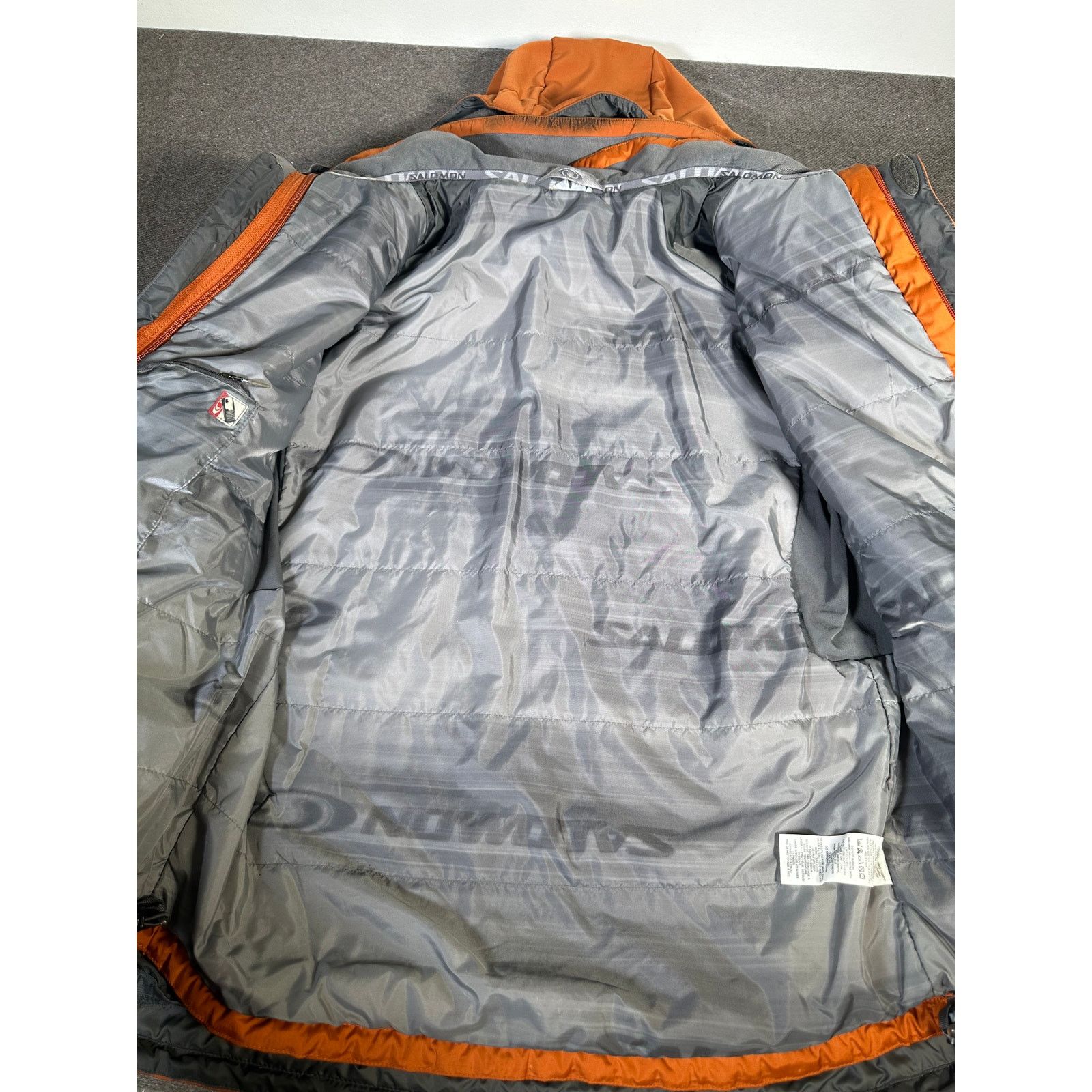 Salomon Vintage Salomon Lab Orange Full-Zip Softshell Ski Jacket Size US L / EU 52-54 / 3 - 10 Thumbnail