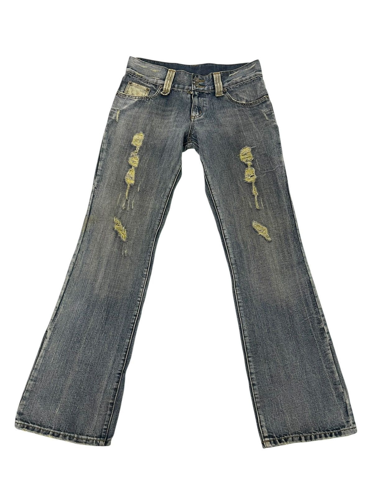 Hysteric Glamour Flare Jeans Semantic Design Boot Cut goa amiri cdg 2🟦8 Size US 31 - 2 Thumbnail