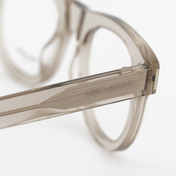 Saint Laurent Paris Saint Laurent SL571 OPT 004 Eyeglasses Beige 49mm Round Size ONE SIZE - 10 Thumbnail