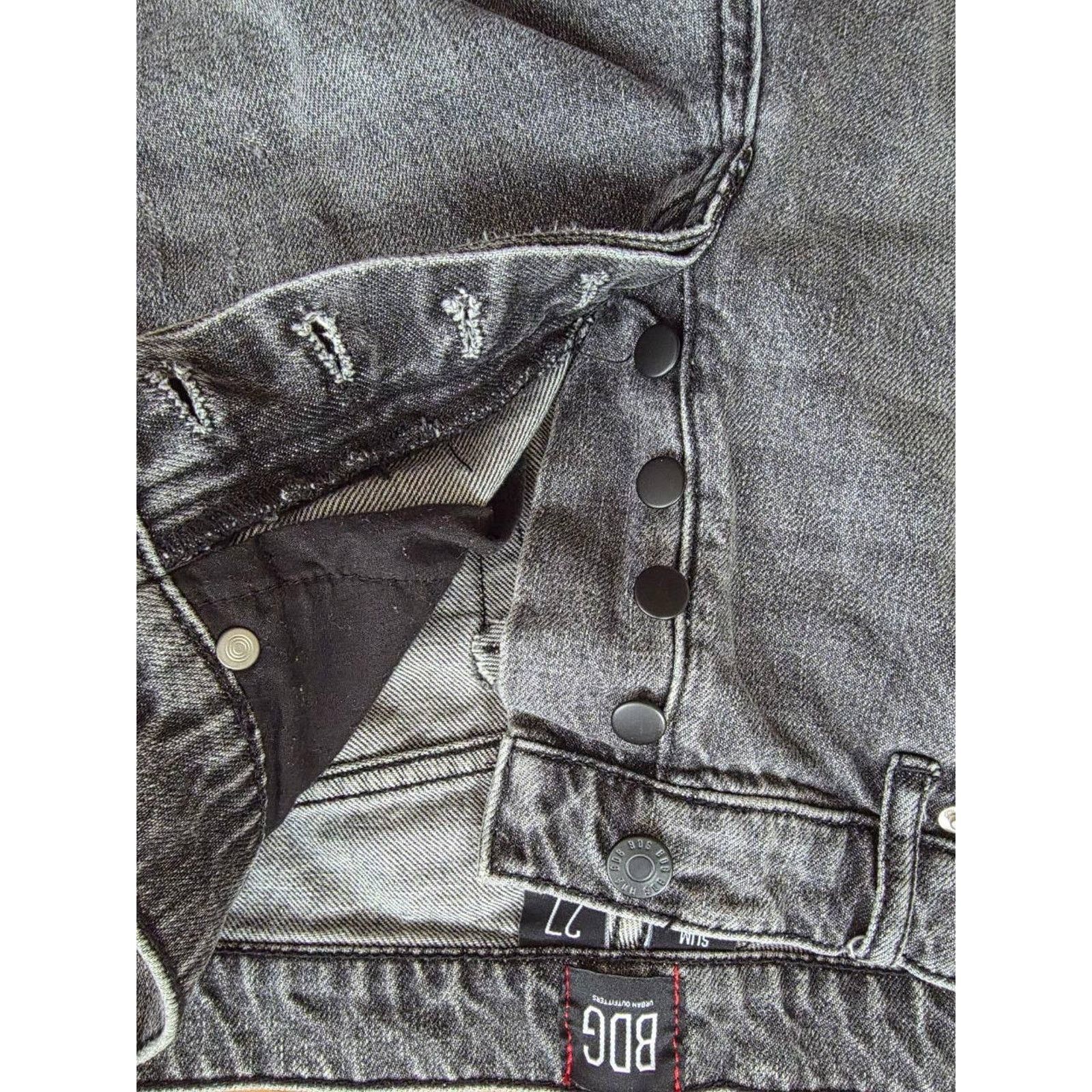 Urban Outfitters BDG Urban Outfitters Slim Straight Jeans Black 27 A001652 Size 27" / US 4 / IT 40 - 5 Thumbnail