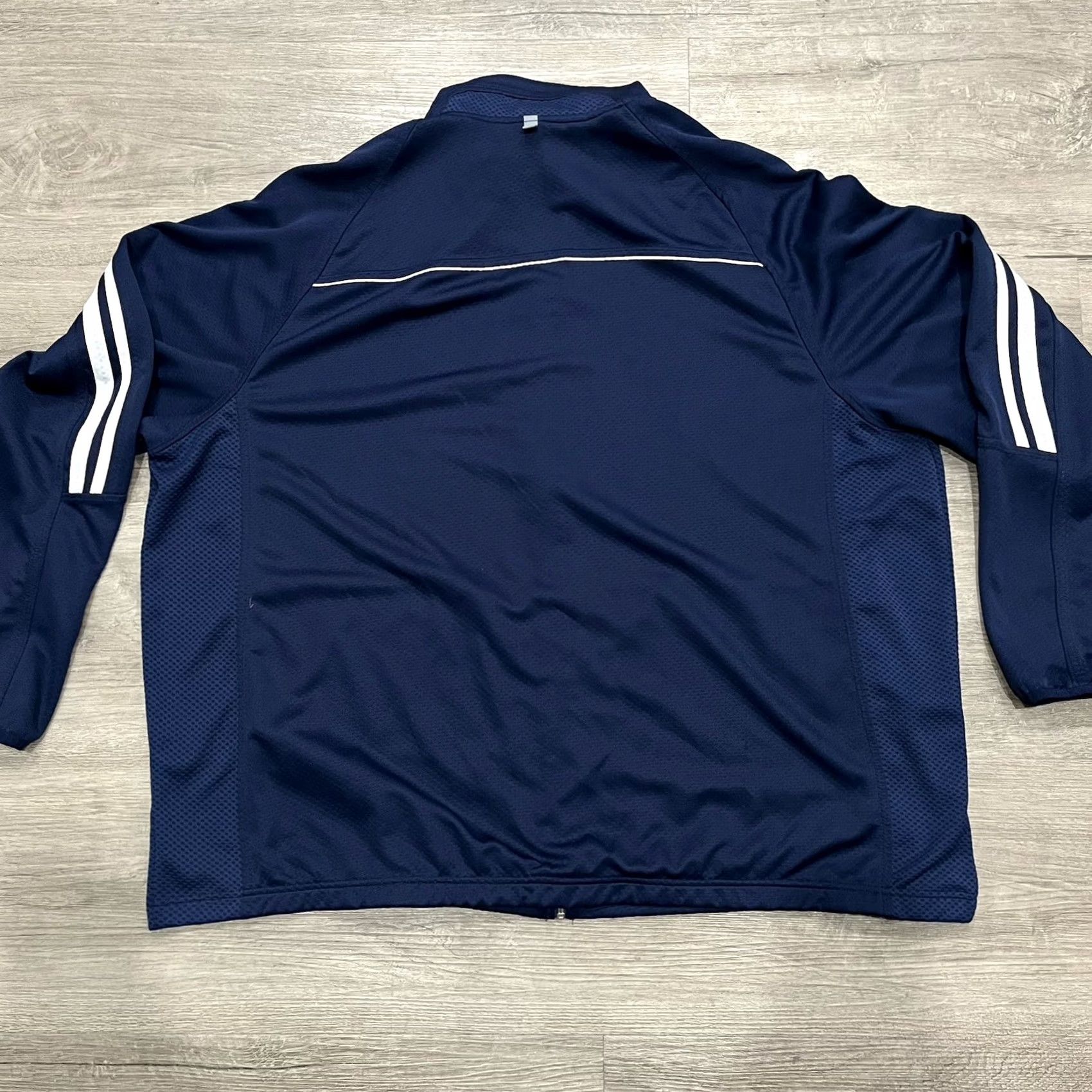 Starter Starter Dri-Star Athletic Track Warm Up Jacket Navy Blue Zip Front Mens 3XL Size US XXL / EU 58 / 5 - 4 Thumbnail
