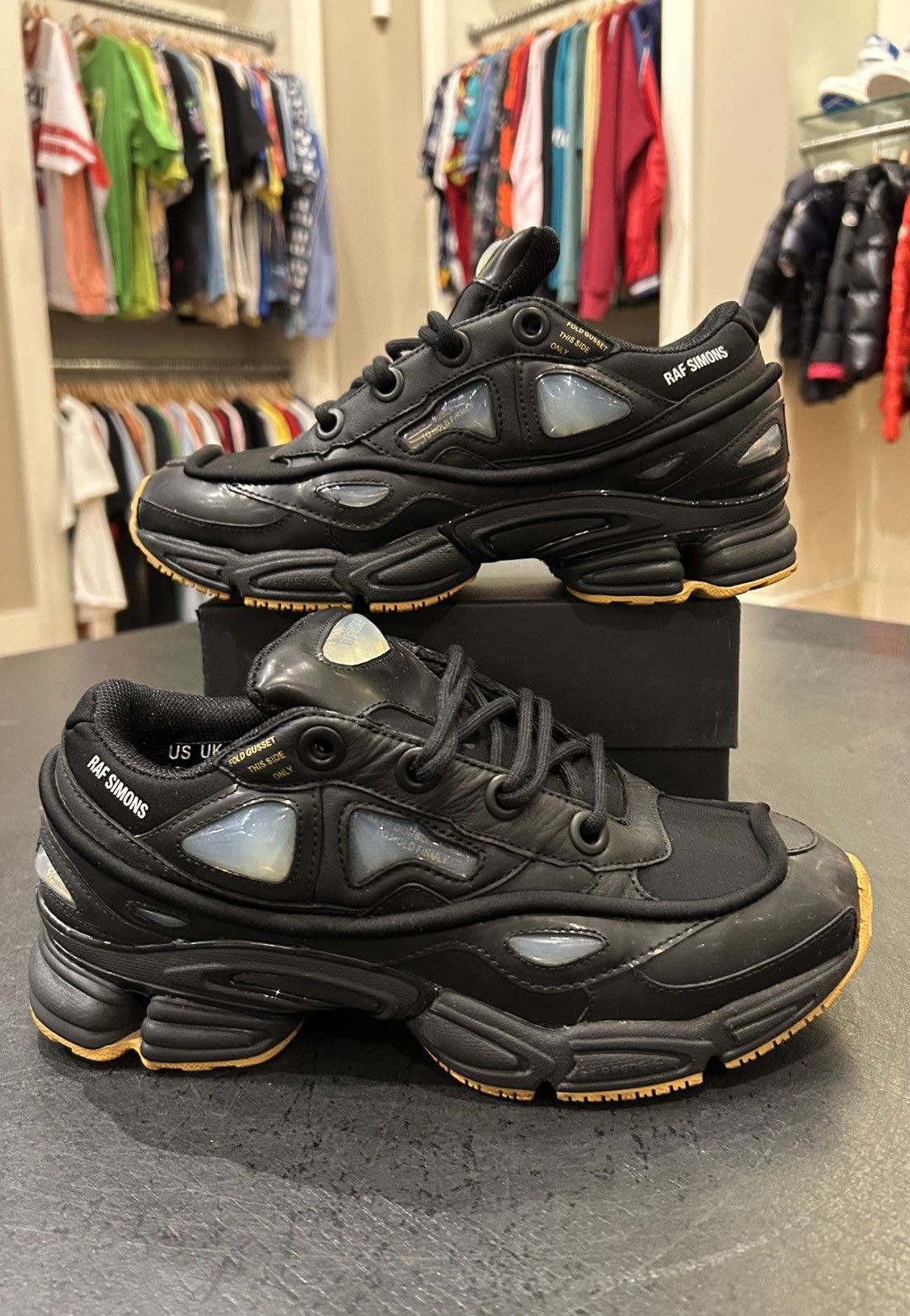 Adidas Adidas Osweego 3 ‘Raf Simons’ Black Corn Size US 7 / EU 40 - 1 Thumbnail