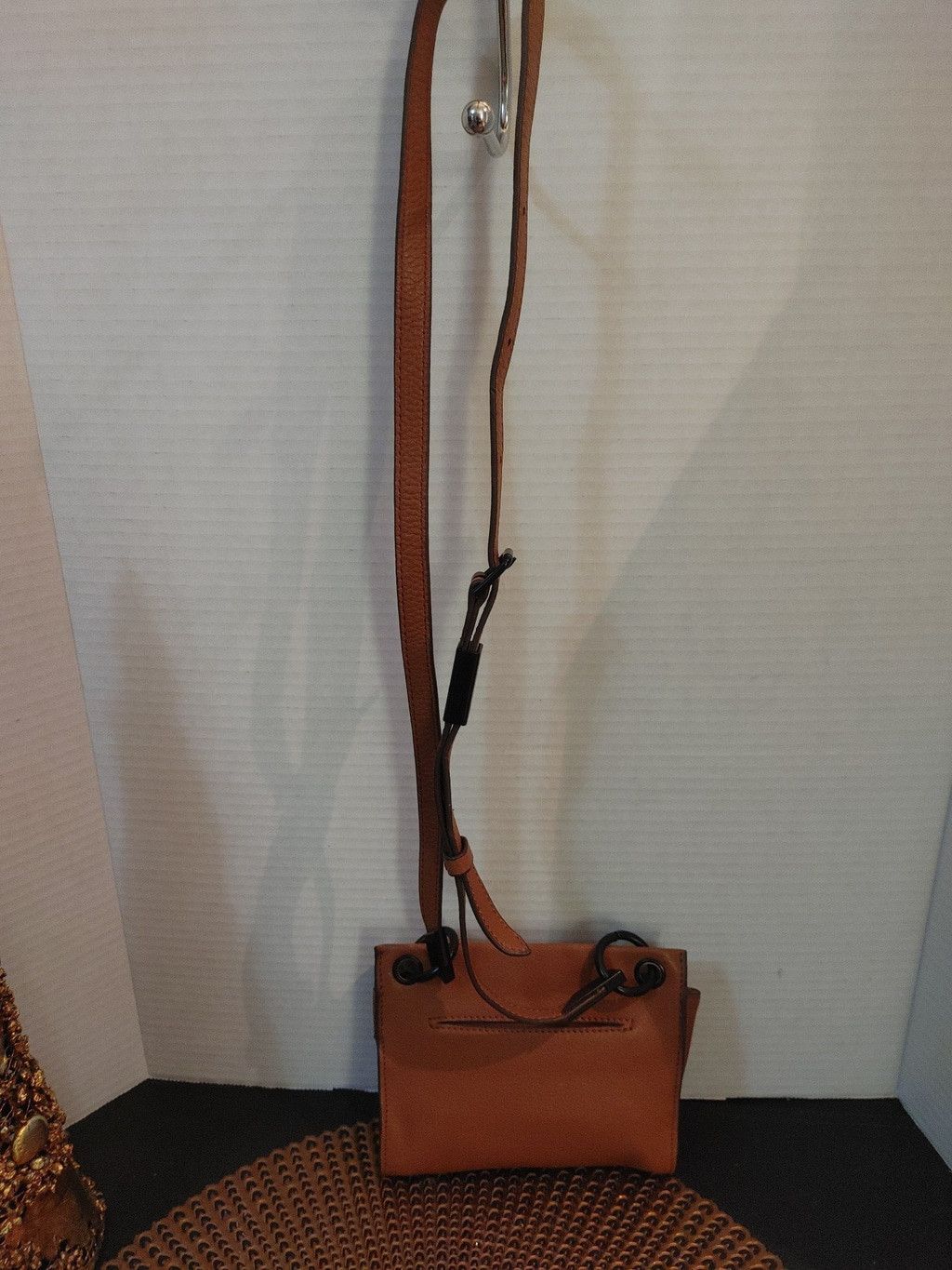 G/FORE Foley + Corinna Violetta Flat Leather Crossbody Size ONE SIZE - 4 Thumbnail